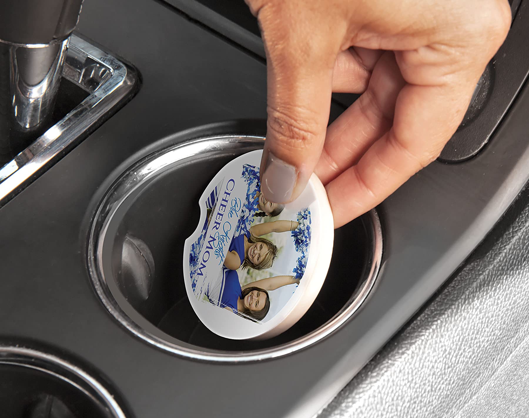 Don't Mess Up My SUV Car Coasters - Premium Sandstone Cup Holder Coasters for Men | Durable & Stylish Car Accessories for SUVs, Trucks & Road Trips