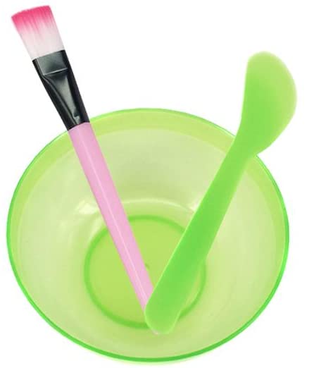 Professional DIY Face Mask Mixing Bowl Set with Spatula & Soft Brushes - 4-Piece Salon Quality Facial Tool Kit for Skincare, Spa & Home Beauty Treatments