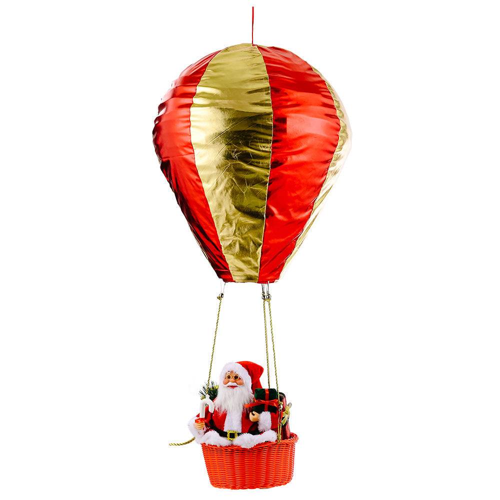 Festive Hot Air Balloon Christmas Decorations - Holiday Party & Home Decor for Xmas Tree, Fireplace, and Indoor Seasonal Styling