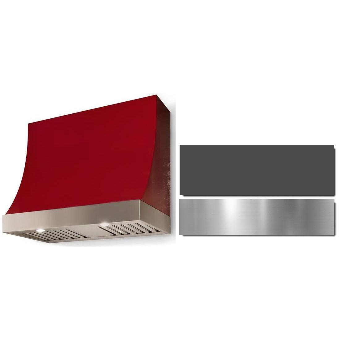 AGA 48 Inch Marquee Series Wall Mount Range Hood AH4830MRQSLTBN - Professional Stainless Steel Kitchen Vent Hood for Home Cooking & BBQ - Perfect for Modern Kitchens & Outdoor Grilling Areas