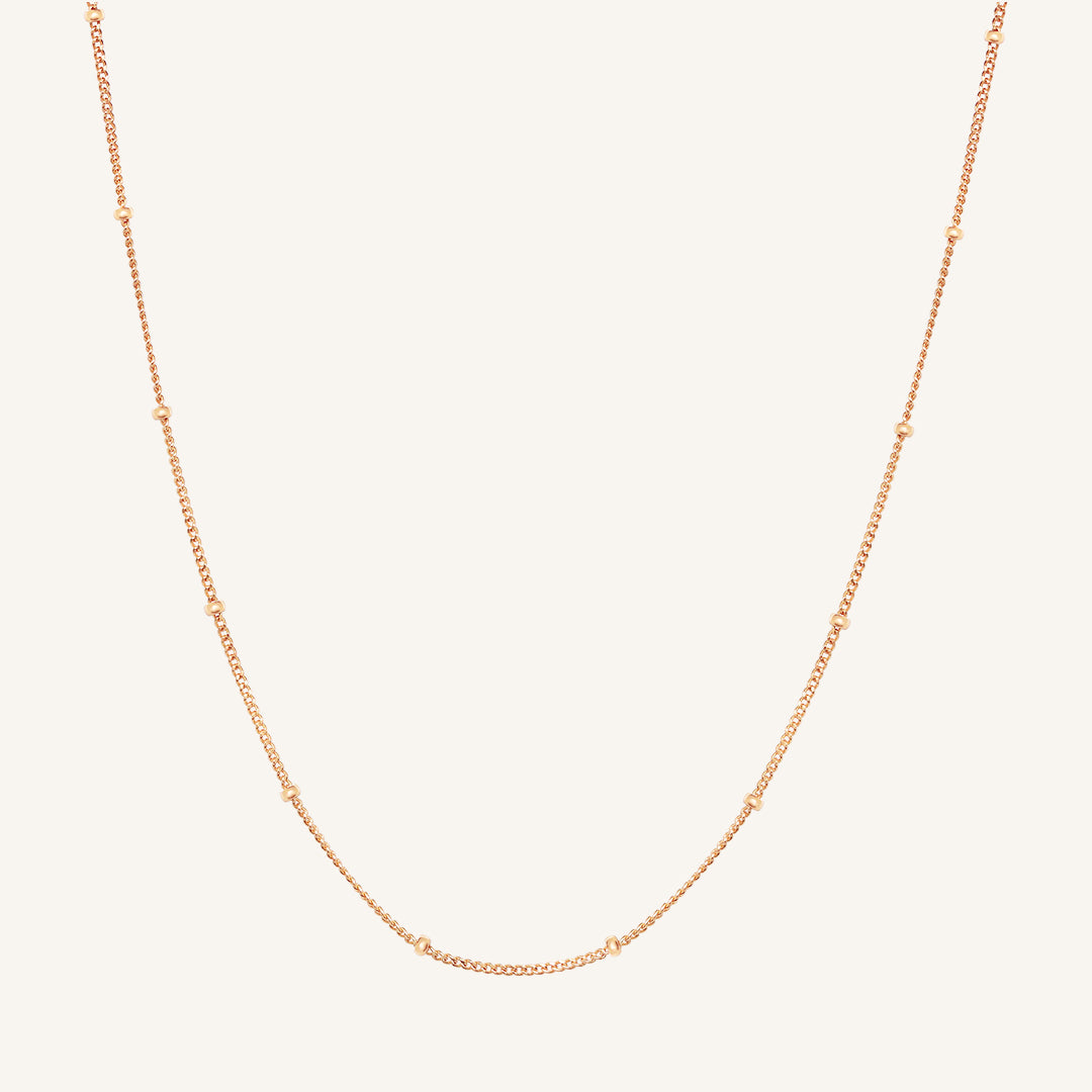 50cm Stylish Bobble Chain Necklace for Women - Trendy Layered Jewelry for Casual & Party Outfits