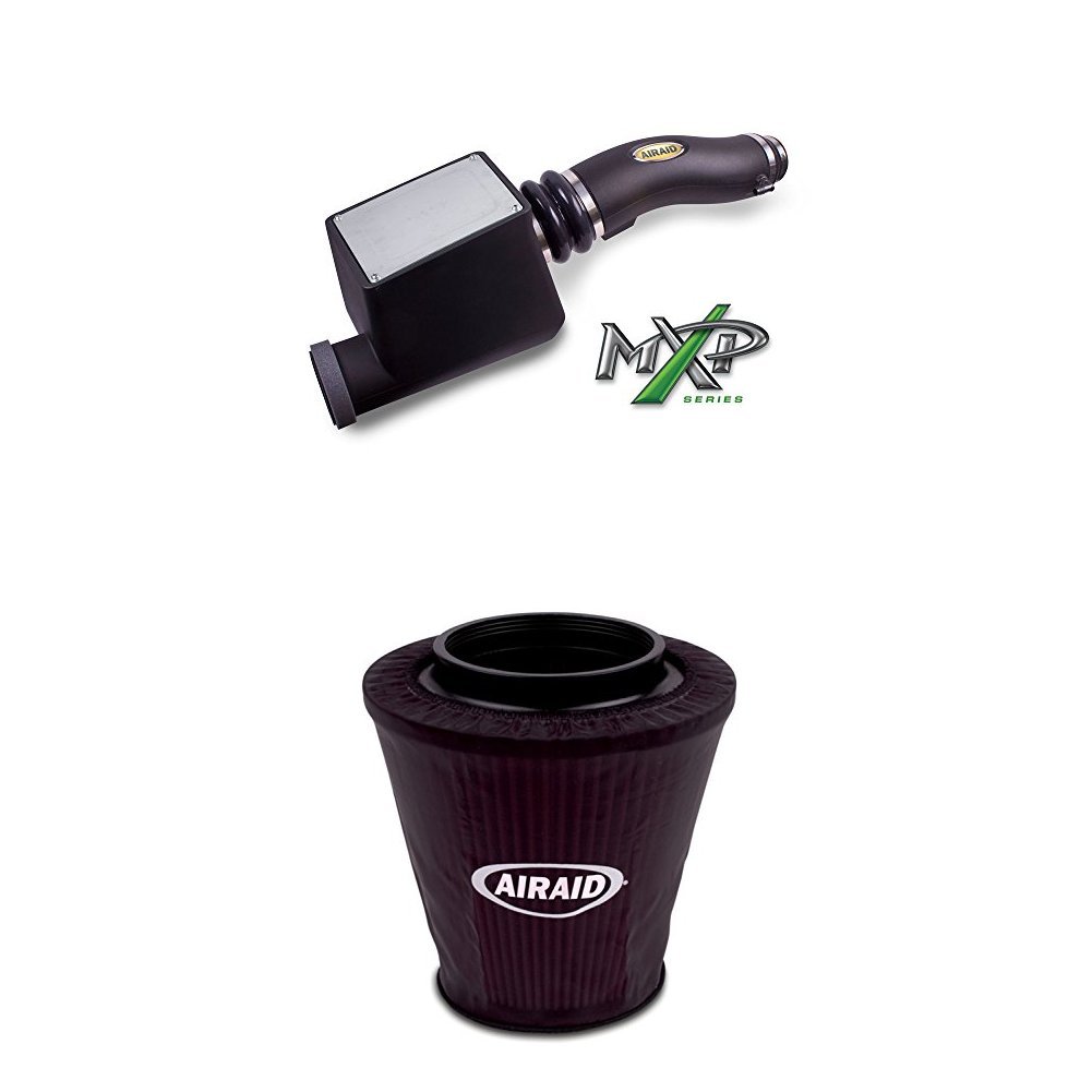 Airaid 510-301 High Performance Cold Air Intake System with Black Air Filter Wrap - Upgrade Your Vehicle's Power & Fuel Efficiency for Racing & Off-Road Adventures