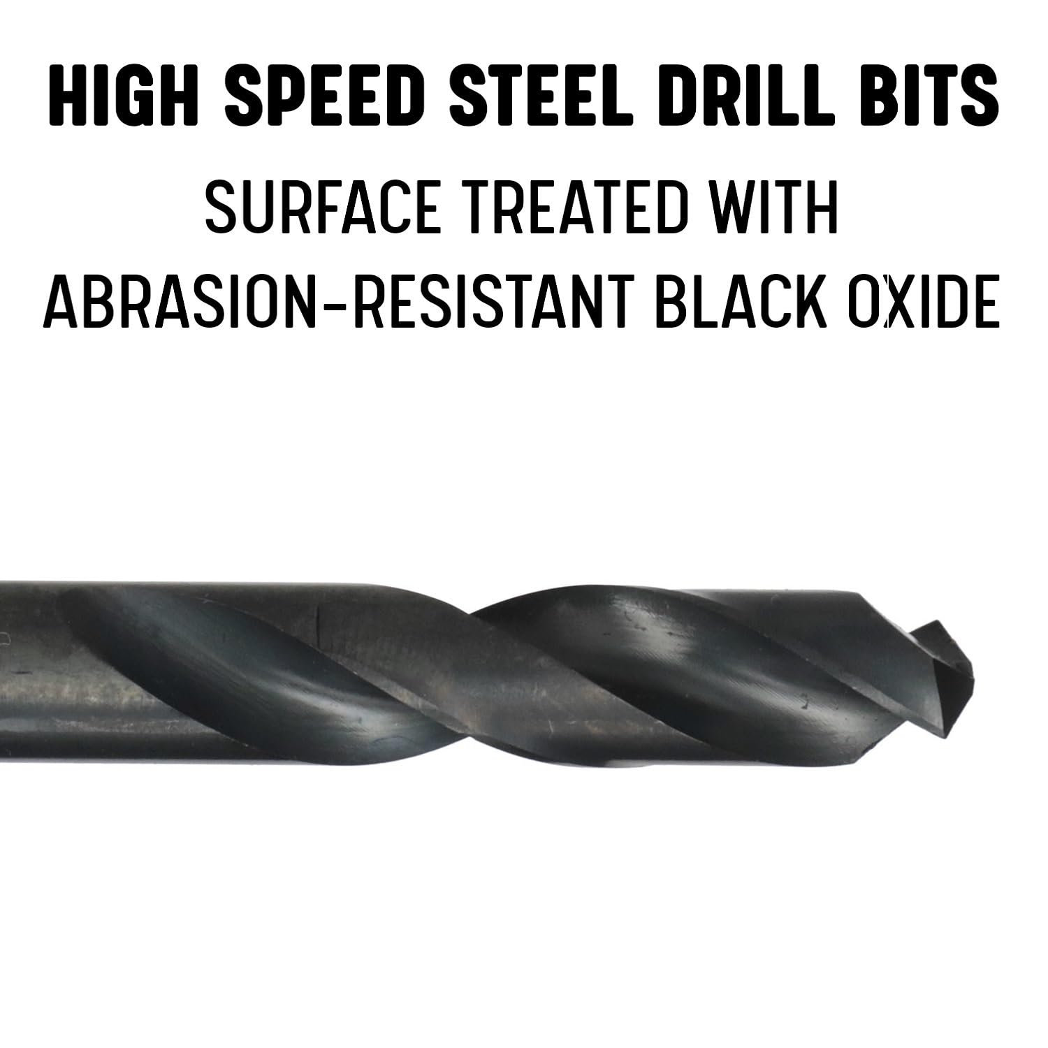 Heavy Duty Split Point Stub Drill Bit - Pack of 12 for Metal & Woodworking