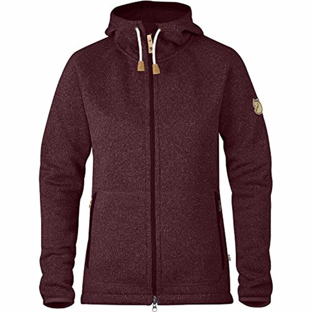 Fjallraven Ovik Fleece Hoodie Jacket for Women - Warm Winter Pullover with Kangaroo Pocket - Perfect for Hiking, Camping & Outdoor Activities