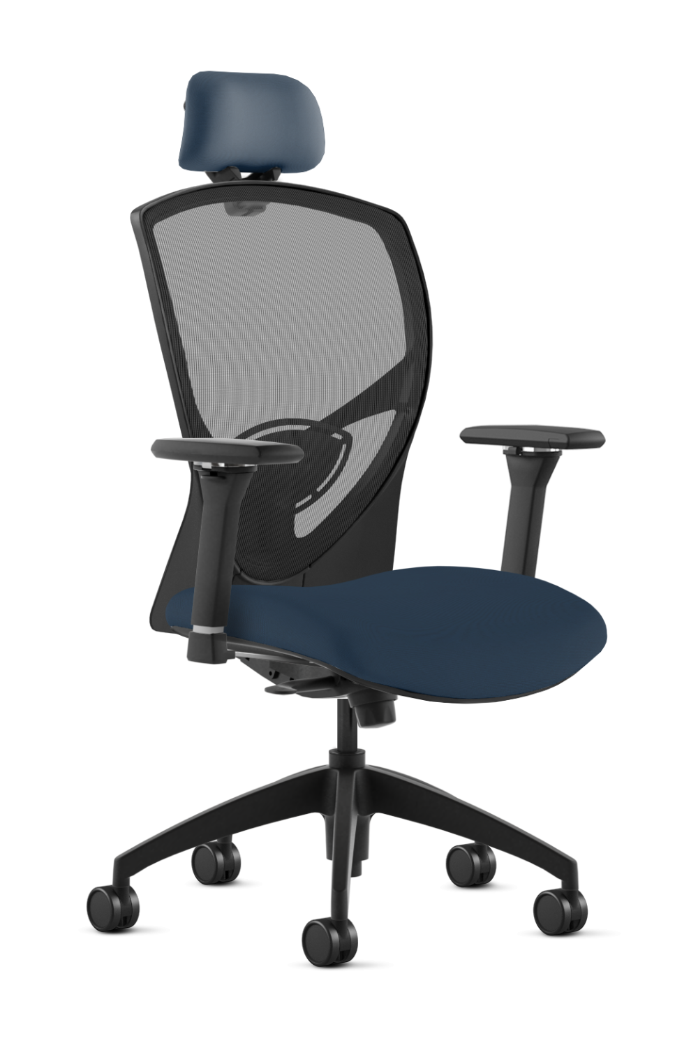 9 to 5 Theory 2180 High Back Ergonomic Office Chair with Adjustable Headrest & Seat Slider - Comfortable Task Chair for Long Hours Computer Work, Home Office & Gaming Setup