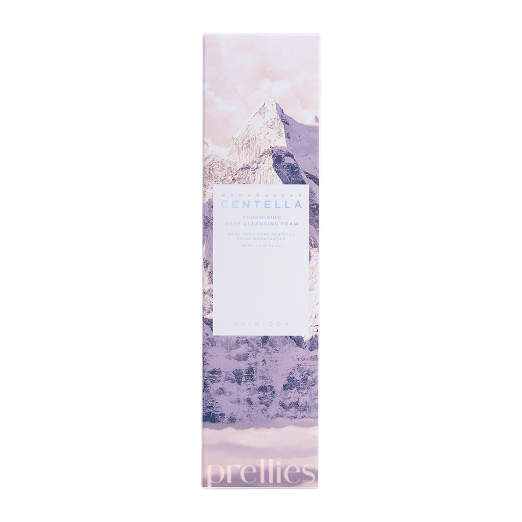 SKIN1004 Madagascar Centella Poremizing Deep Cleansing Foam 125ml - Korean Skincare for Oily & Acne-Prone Skin - Perfect for Daily Deep Pore Cleansing Routine