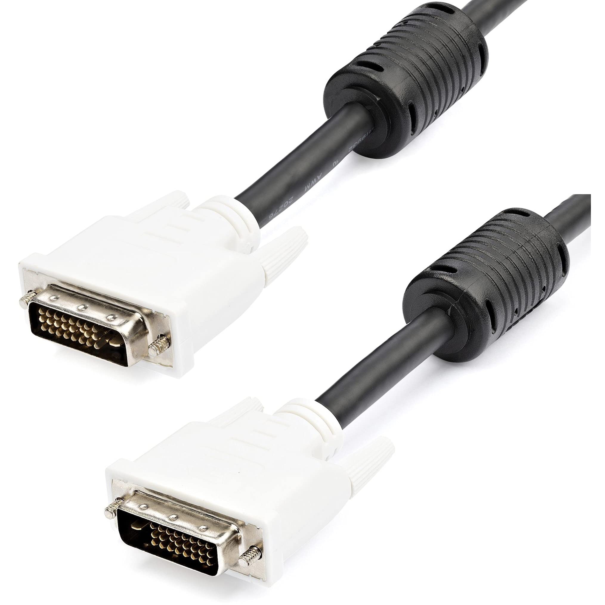 StarTech.com 3ft DVI-D Dual Link Cable - Male to Male - 2560x1600 Resolution - High-Speed Digital Video Cable for Computer Monitors, Gaming, and Home Theater Systems (DVIDDMM3)