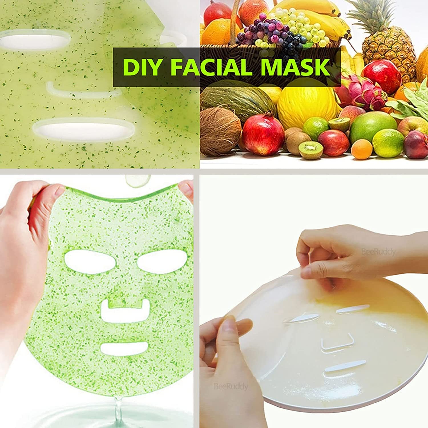 Prakal DIY Facial Mask Machine for Skin Care - Auto Fruit & Vegetable Masks with Voice Reminder - Perfect for Home Spa & Beauty Routine