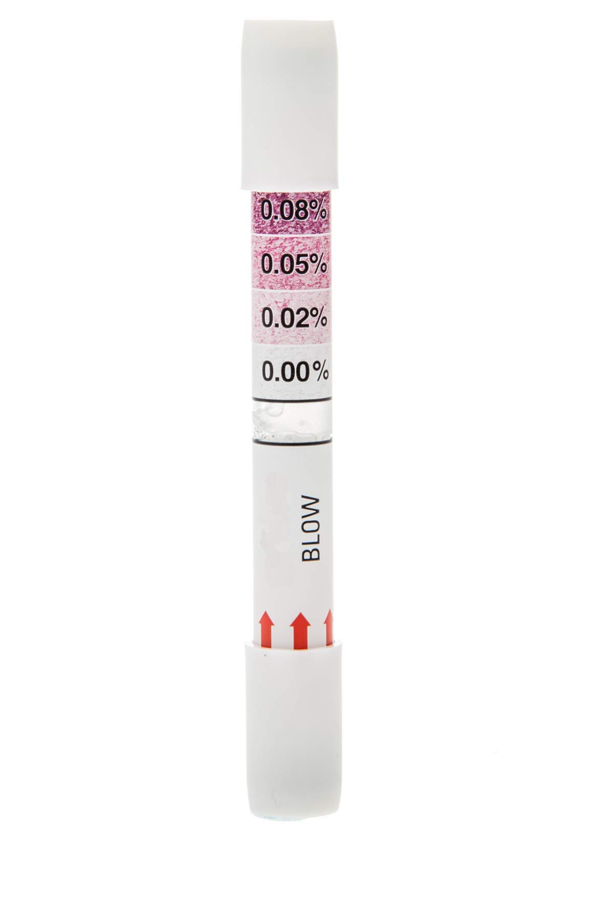 Think Twice Single-Use Breathalyzer - 10 Pack Disposable Alcohol Tester (0.00%-0.08% BAC) - Portable Personal Breath Alcohol Test for Workplace, Party & Road Safety