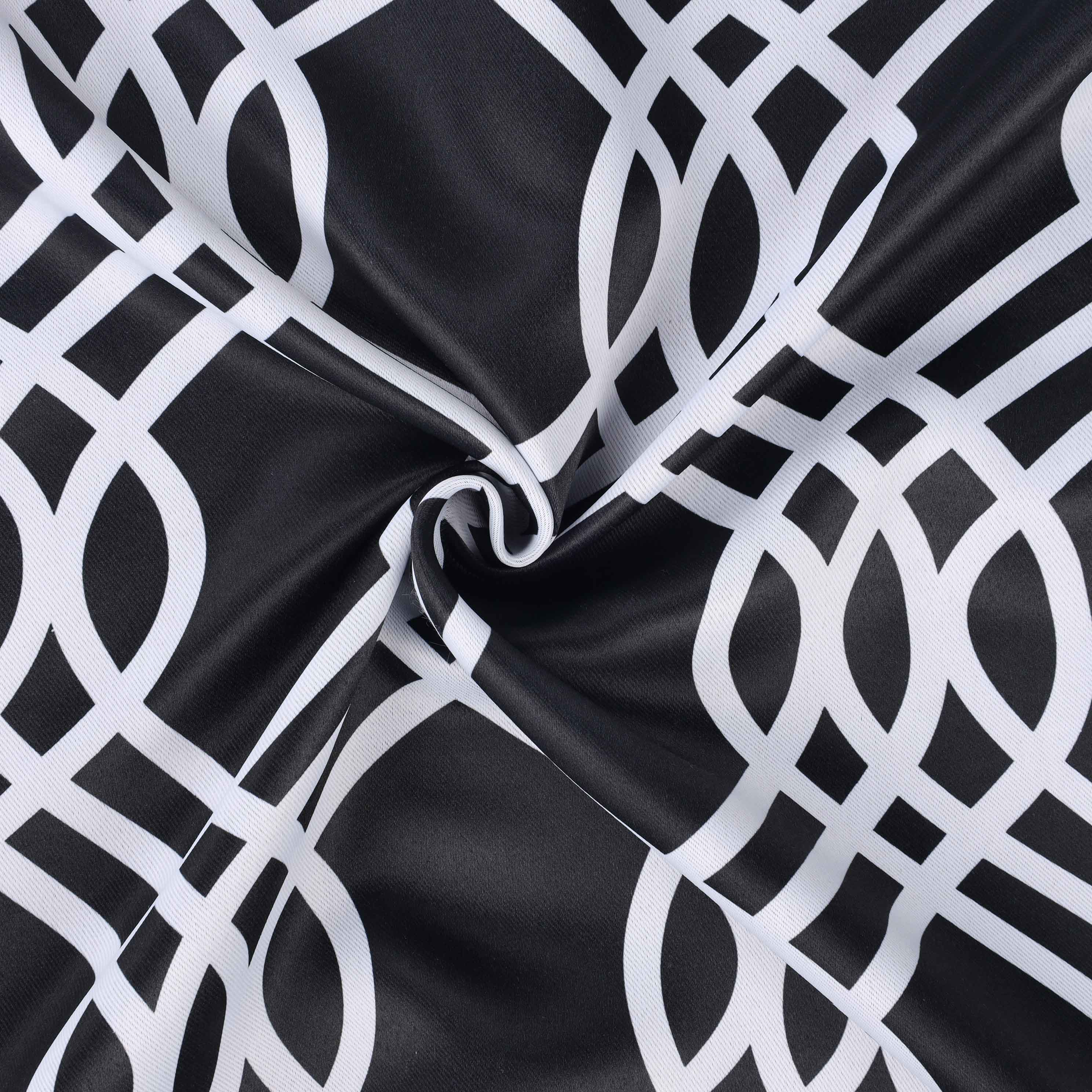 Blackout Curtains for Bedroom - Washable Room Darkening Ribbon Trellis Curtain Panel Set - Perfect for Nursery, Home Theater & Light Sleepers