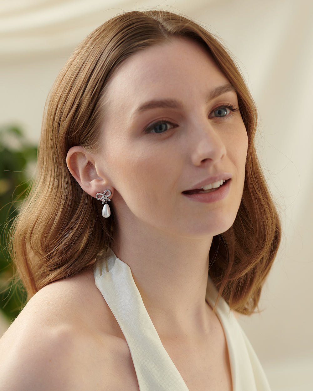 Elegant Pearl Bow Earrings for Women - Dainty & Stylish Jewelry Gift for Brides, Prom, Party & Everyday Wear