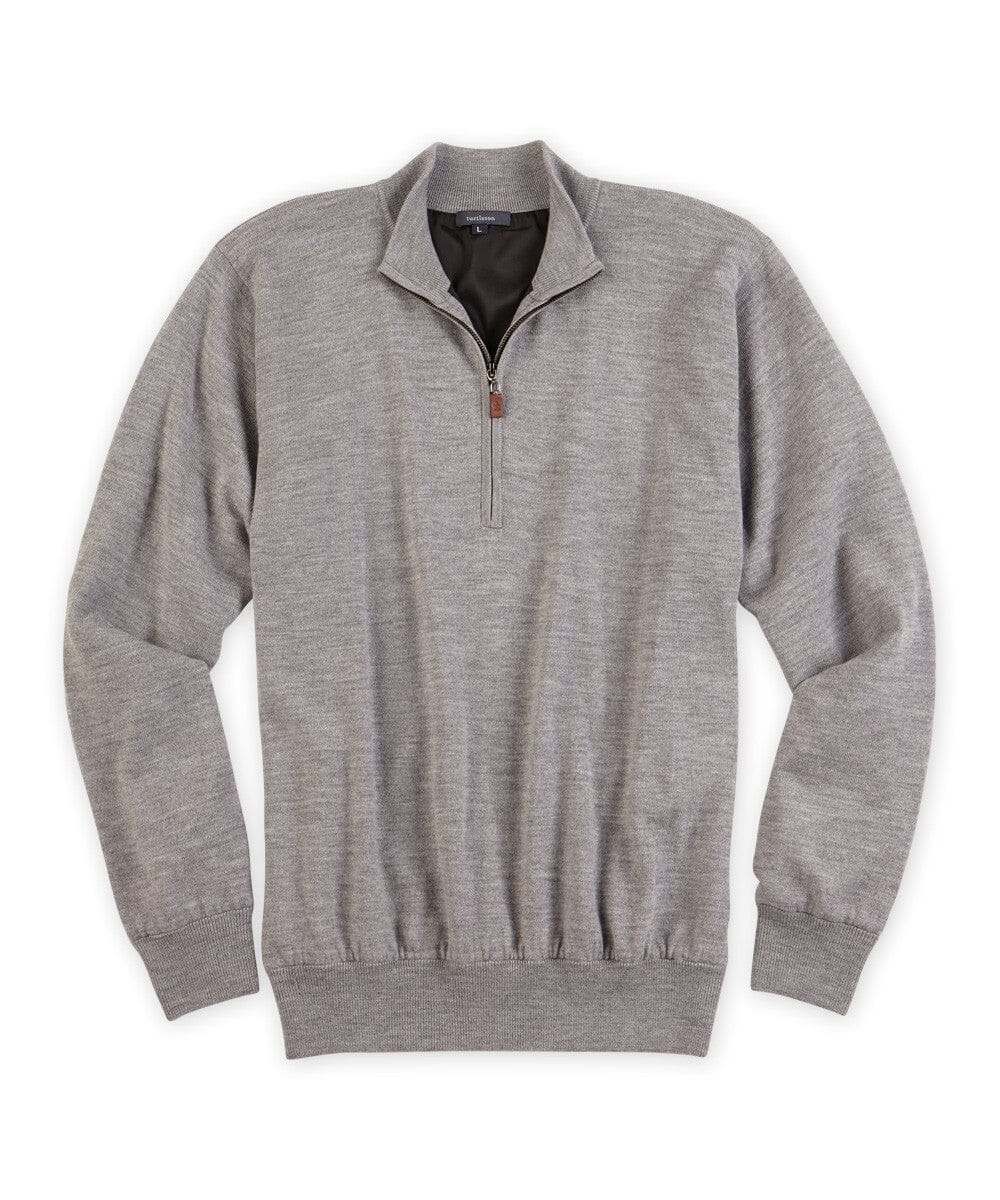 Premium Lined Merino Wool Quarter Zip Pullover for Men & Women - Warm & Comfortable Layering for Hiking, Skiing & Outdoor Adventures