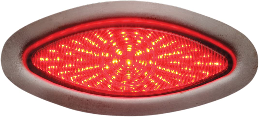 LED Cat-Eye Taillight & Turn Signal Lights for Motorcycles - Universal Fit, Bright & Durable - Perfect for Night Riding & Safety Enhancement