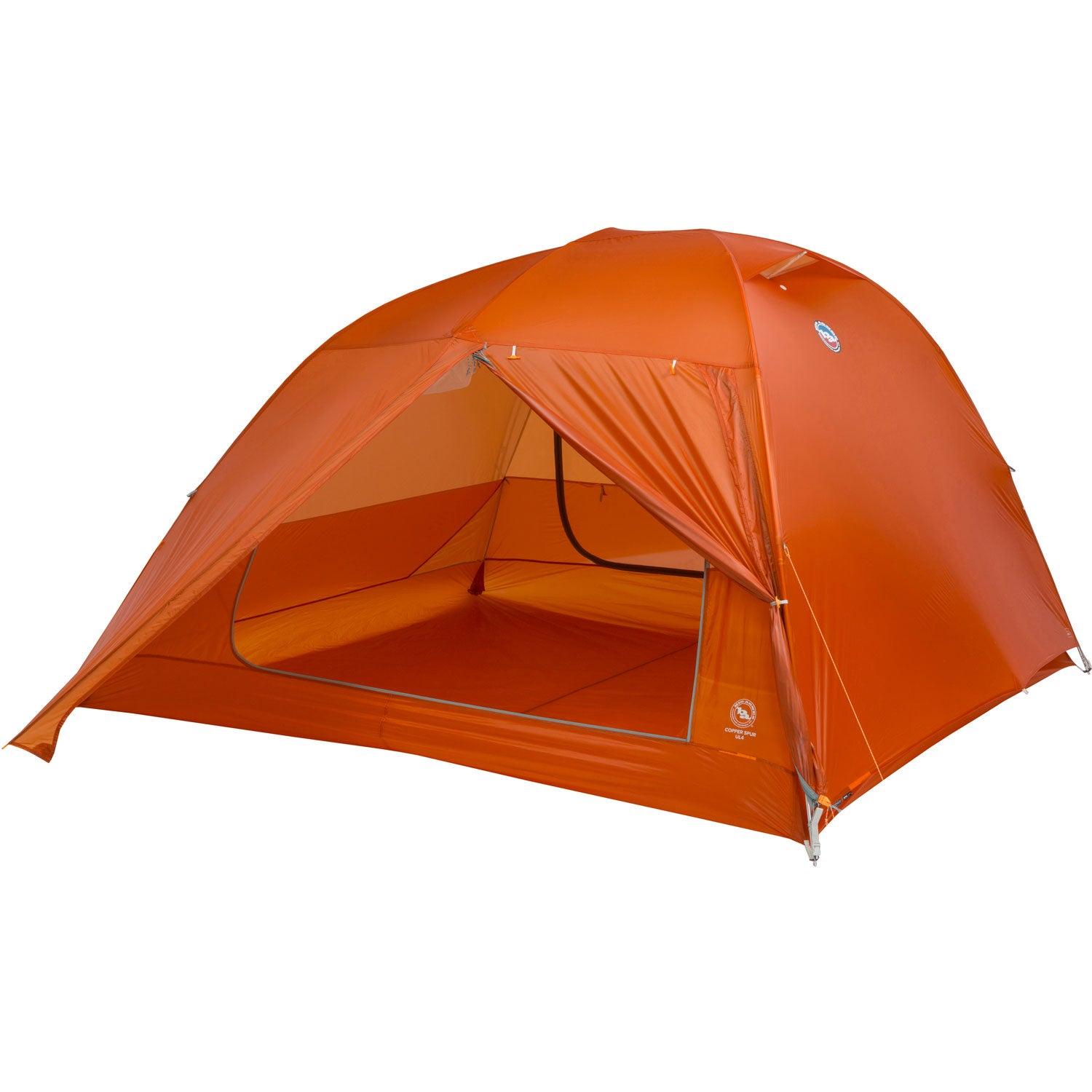 Big Agnes Copper Spur UL 4 Person Backpacking Tent - Lightweight 3-Season Camping Shelter for Family & Group Hiking Adventures