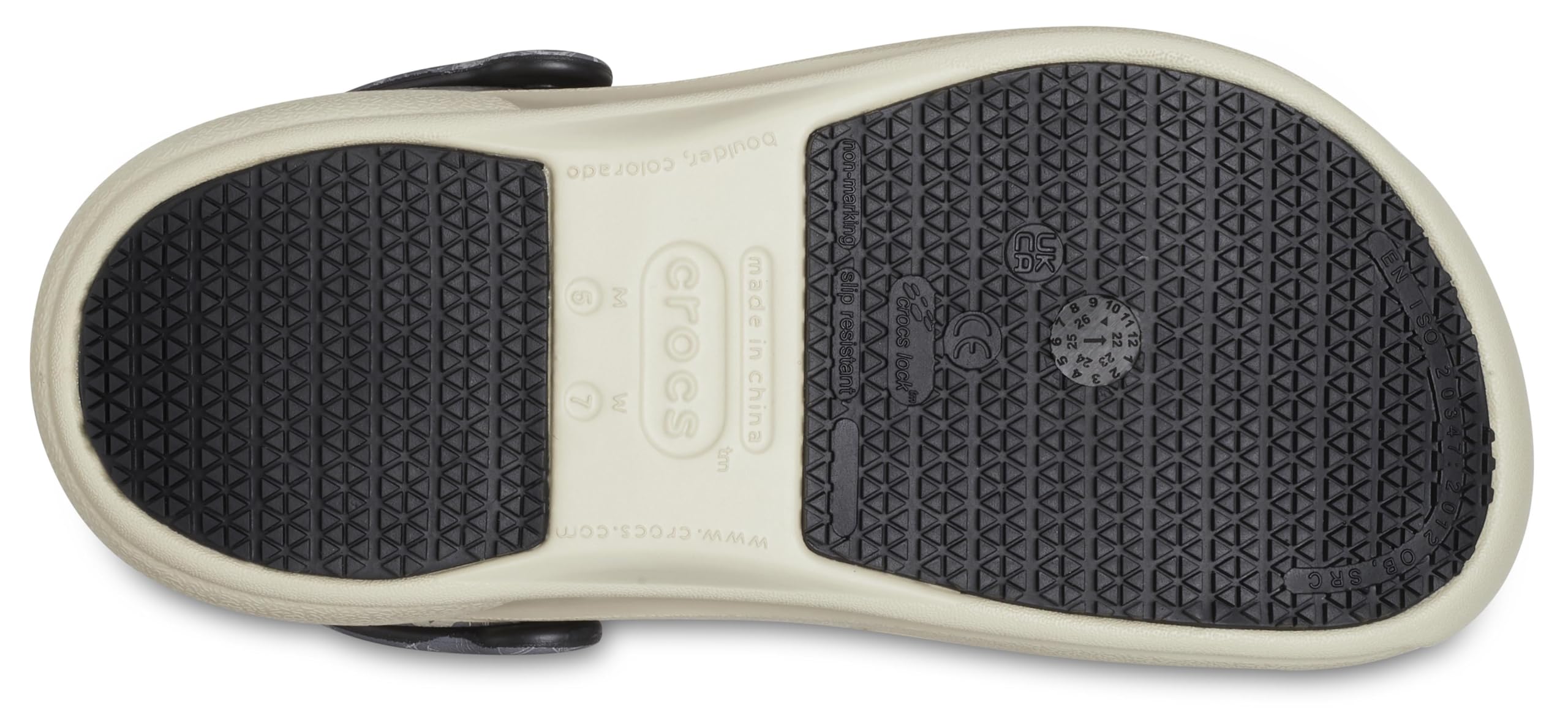 Unisex Crocs Bistro Graphic Clogs - Slip-Resistant Kitchen & Restaurant Shoes for Chefs, Nurses & Healthcare Workers