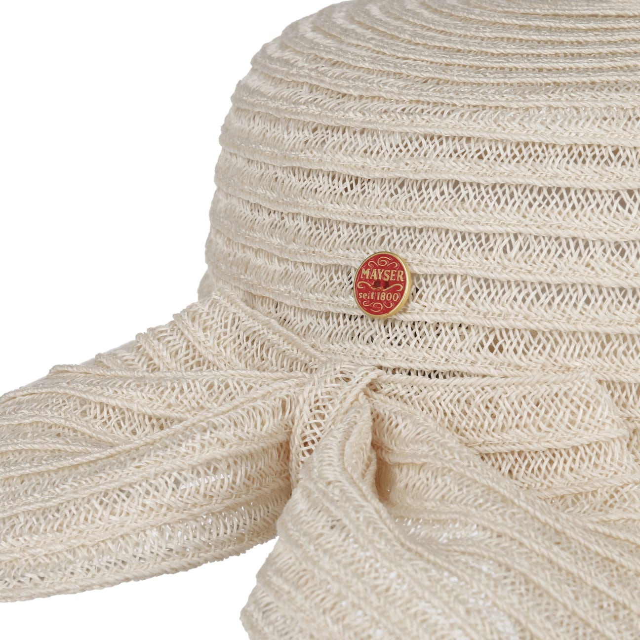 Mayser Cilina Hemp Hat for Women & Men - Breathable Summer Sun Hat with UPF Protection - Perfect for Beach, Gardening, and Outdoor Activities