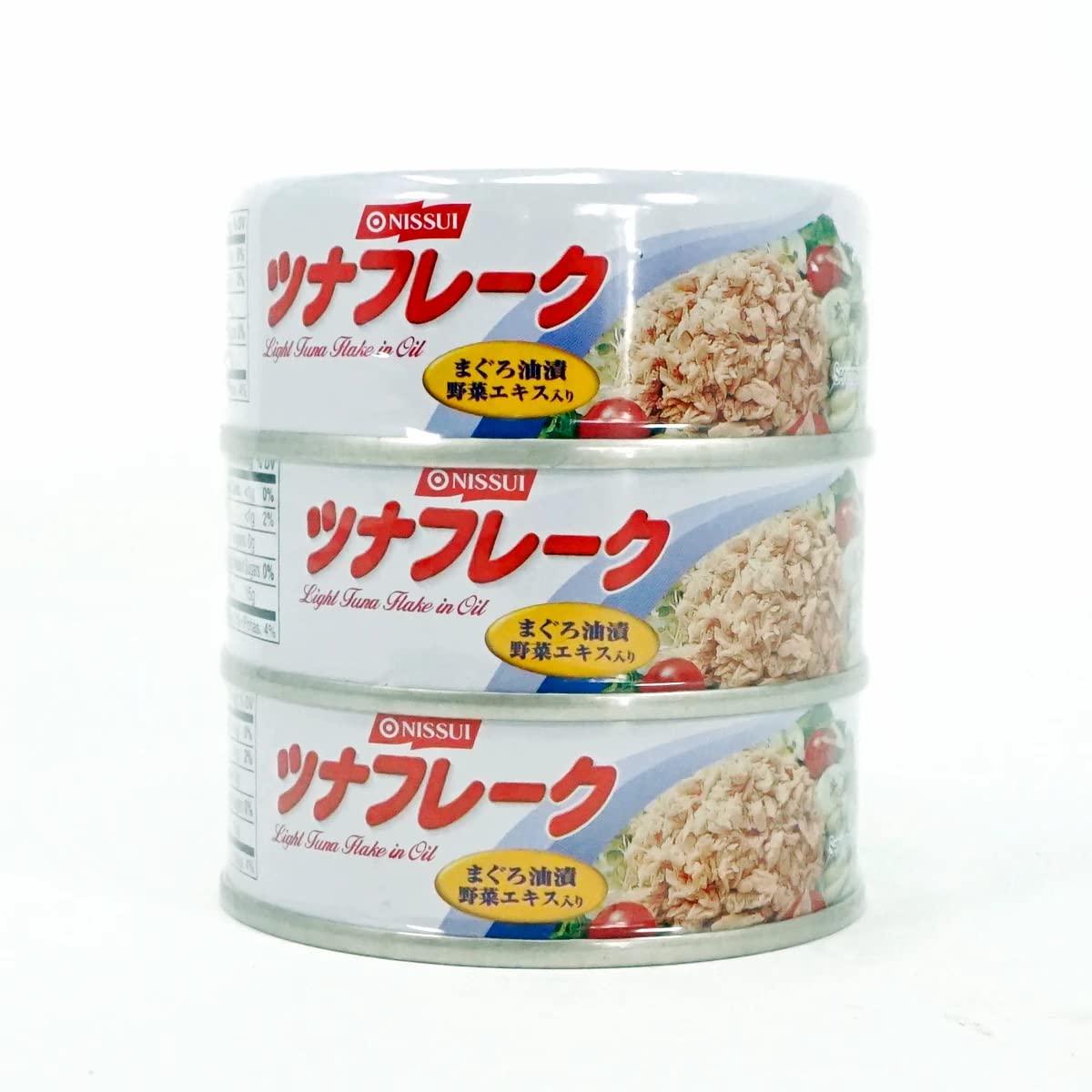 Premium Canned Tuna Flakes in Water - 3 Pack by Nissui | High Protein, Low Fat | Perfect for Salads, Sandwiches & Quick Meals