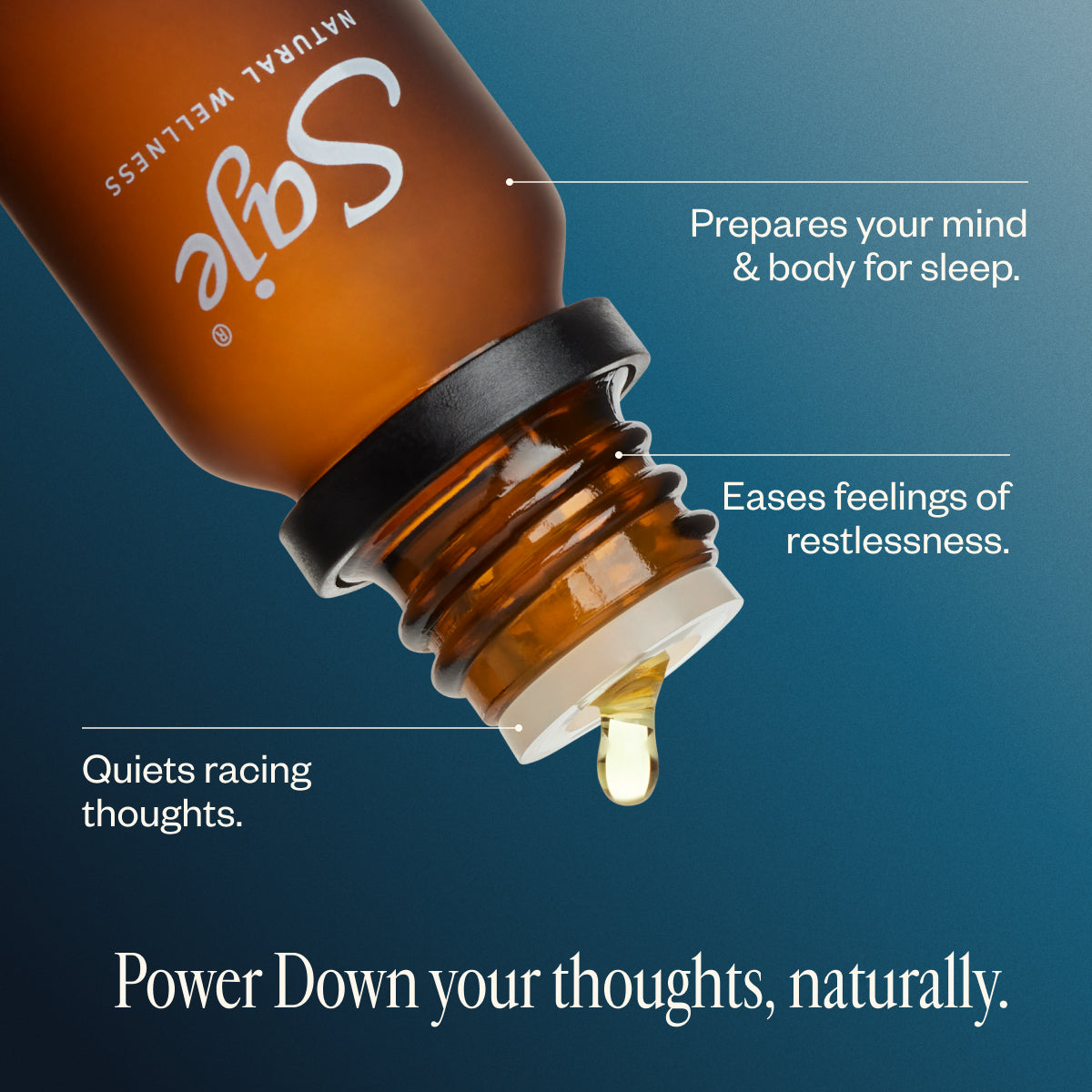 Power Down Calming Diffuser Blend - Essential Oil Relaxation for Stress Relief & Better Sleep - Perfect for Bedtime, Yoga & Meditation