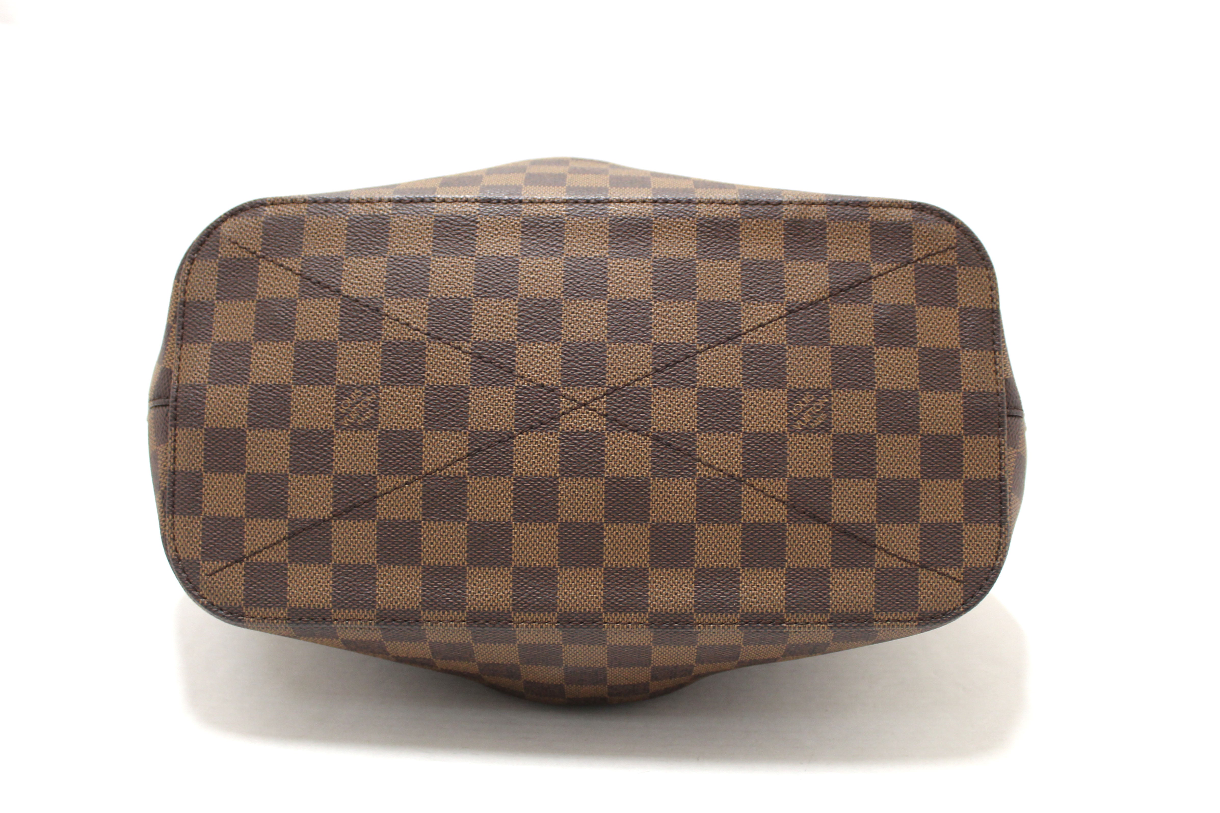 Authentic Louis Vuitton Damier Ebene Canvas Siena GM Handbag for Women - Luxury Designer Tote Bag with Shoulder Strap - Perfect for Work, Travel & Everyday Use