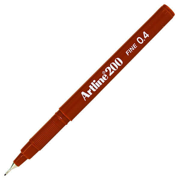 Artline 200 Fineliner Pen Set - 0.4mm Ultra Fine Tip Black Ink Markers for Drawing, Sketching & Note Taking - Perfect for Artists, Students & Office Use