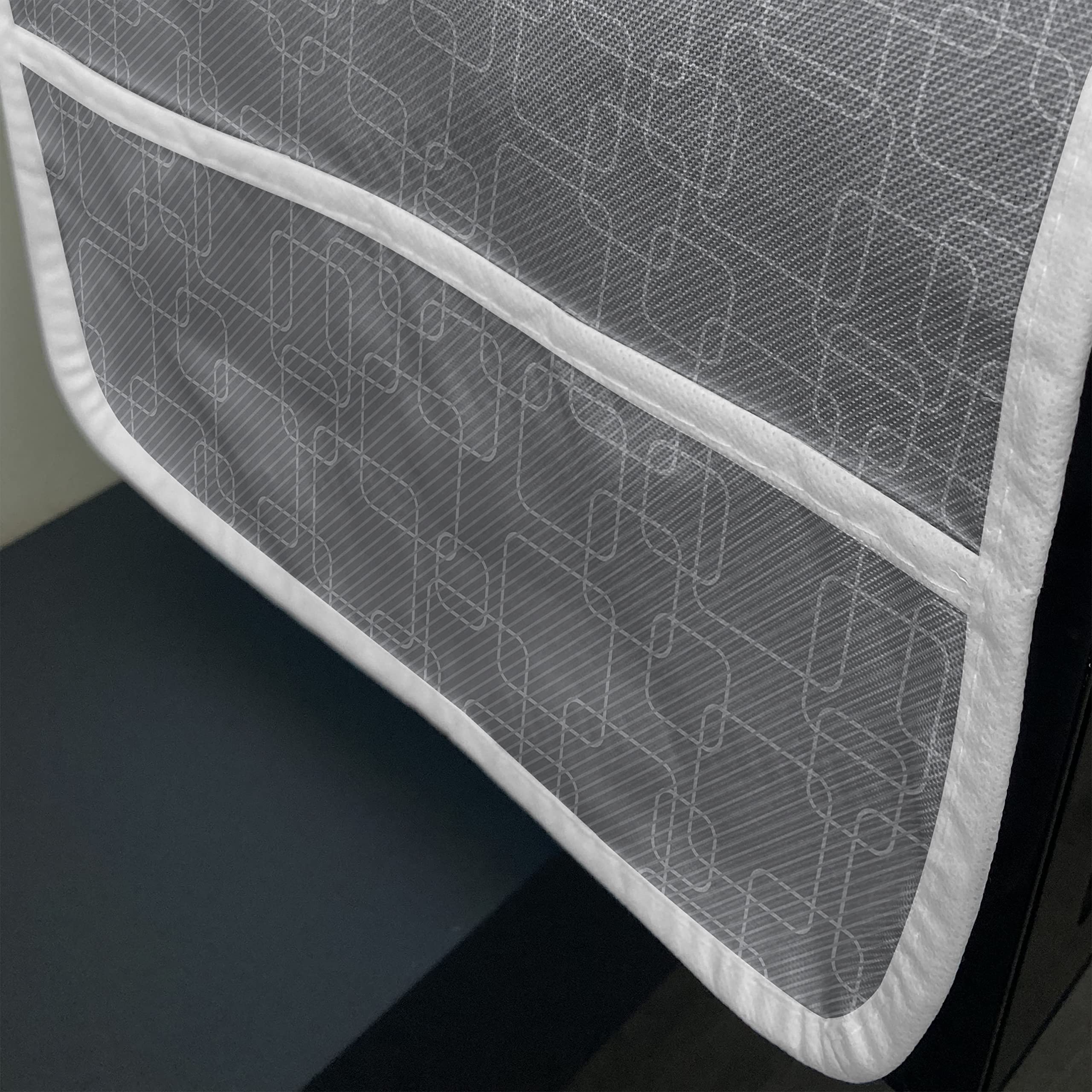 Ambesonne Geometric Microwave Oven Cover - Waterproof Kitchen Organizer with Pockets, 36