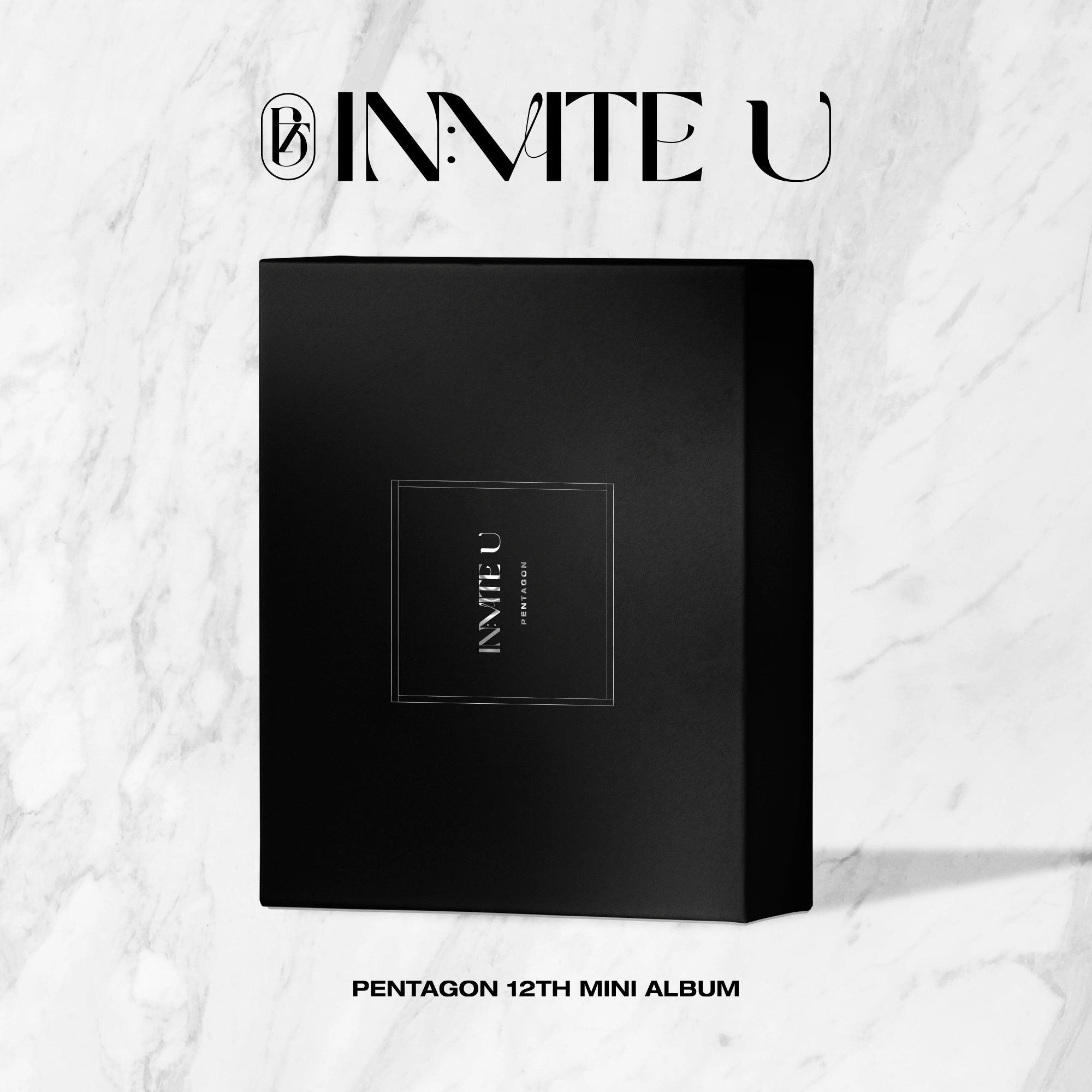 PENTAGON 12TH MINI ALBUM 'IN:VITE U' - K-Pop Music CD with Photobook & Poster | Perfect for K-Pop Fans, Collectors and Gift Giving
