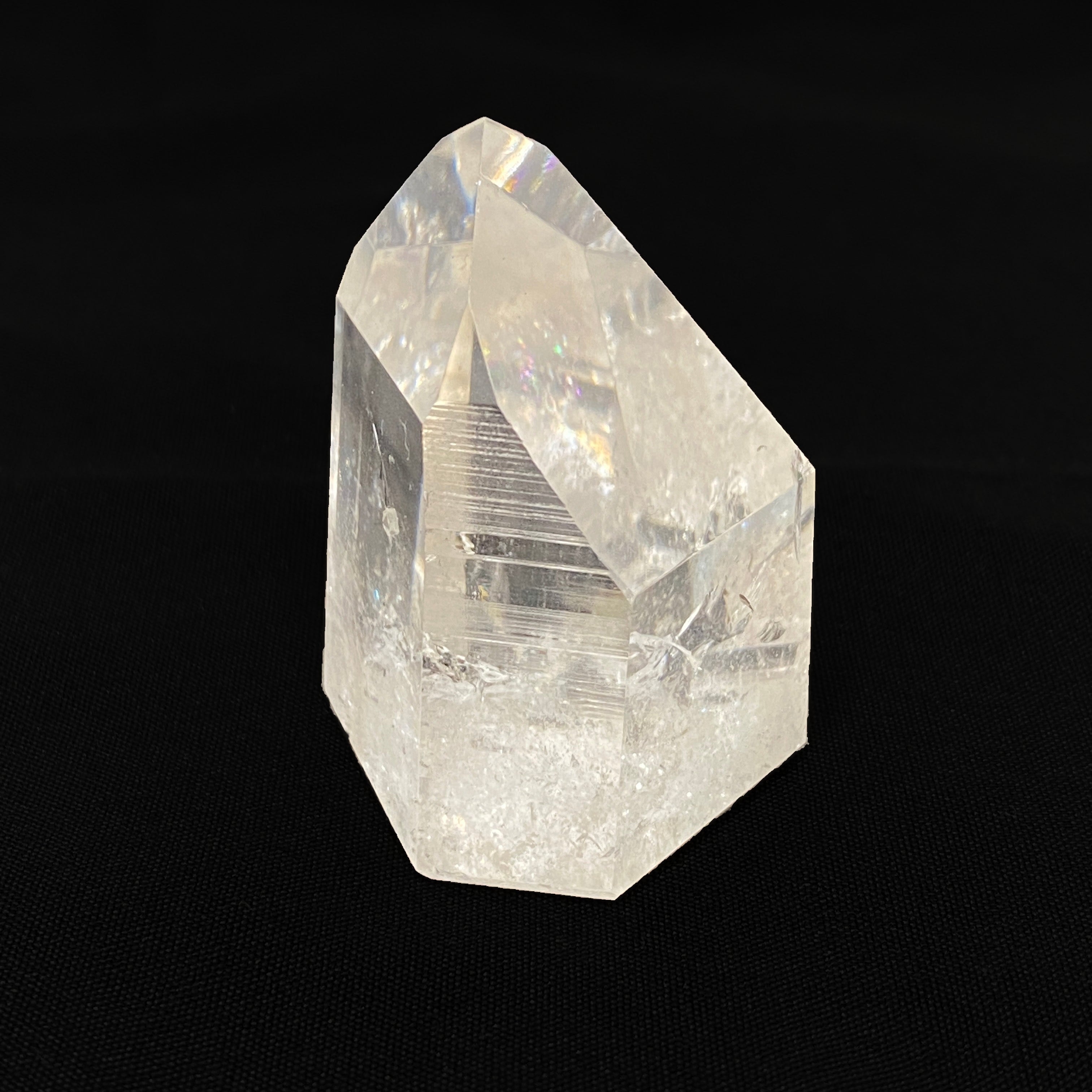 Lemurian Seed Crystal Polished Point - 74g 47x38mm Natural Healing Stone for Meditation, Energy Work & Spiritual Growth - Perfect for Home Decor, Yoga Spaces & Crystal Collections