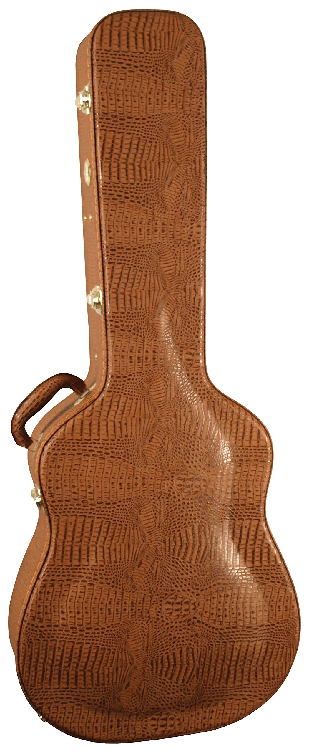 ST-DAG Alligator Hardshell Fitted Dreadnaught Acoustic Guitar Case - Premium Protection for Travel & Stage Performances