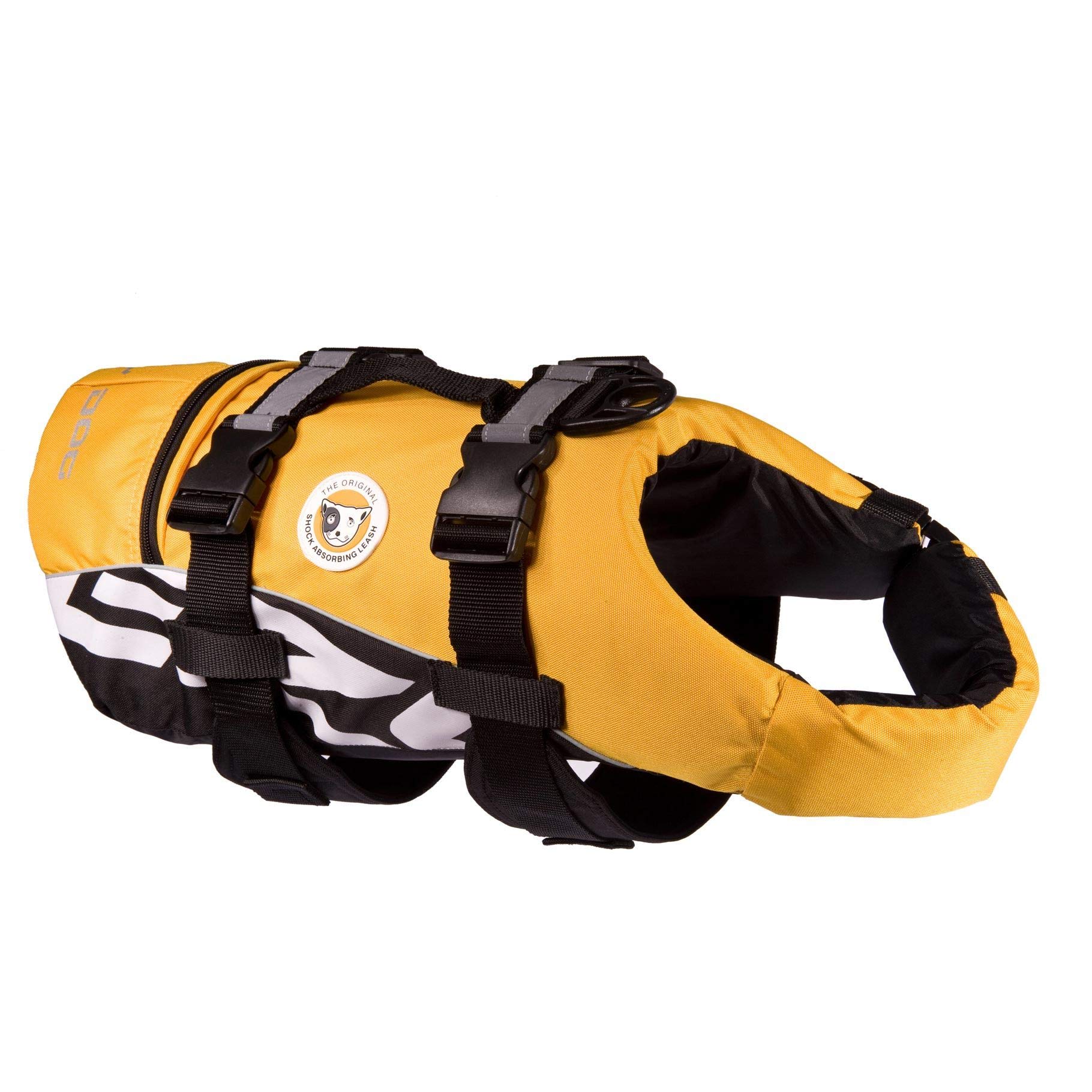 **EZYDOG DFD Dog Life Jacket - High Buoyancy Pet Safety Vest for Boating, Paddle Boarding & Swimming - Small Size (Yellow) - Perfect for Active Dogs & Puppies**