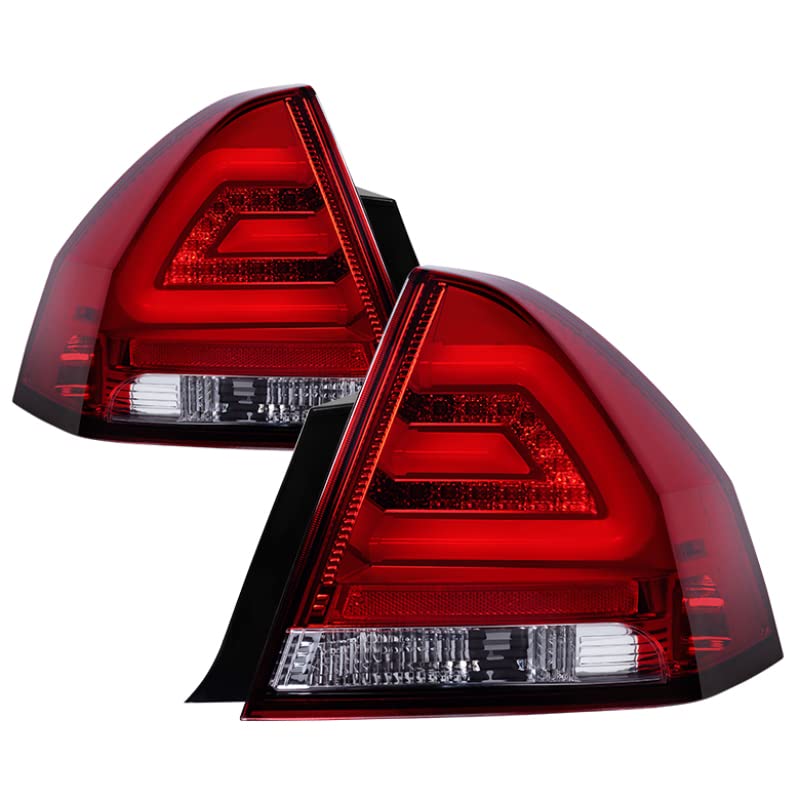 Spyder Auto 5076403 LED Tail Lights Red/Clear - High-Performance Brake Lights for Trucks & SUVs