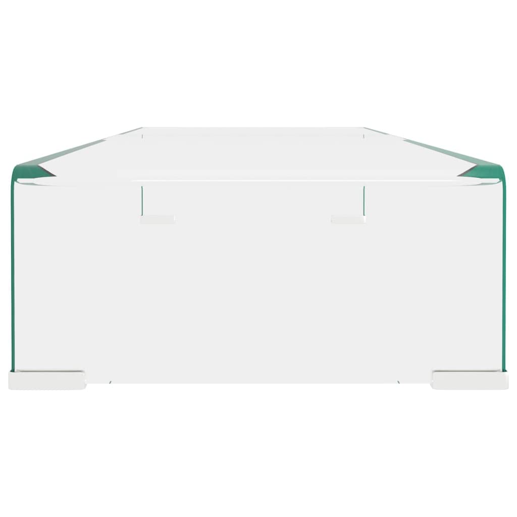 Clear Glass TV Stand/Monitor Riser - 31.5