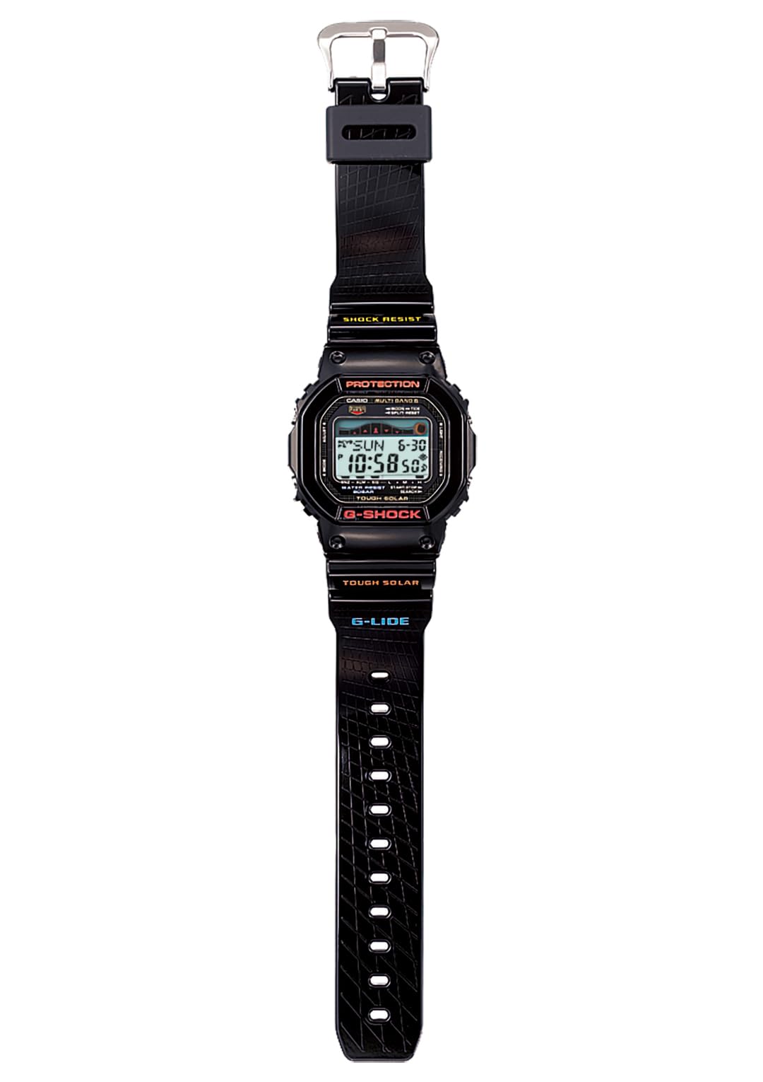 Casio GWX-5600-1JF Men's Digital Sport Watch with Shock Resistant & Solar Power - Perfect for Outdoor Activities, Running, and Water Sports