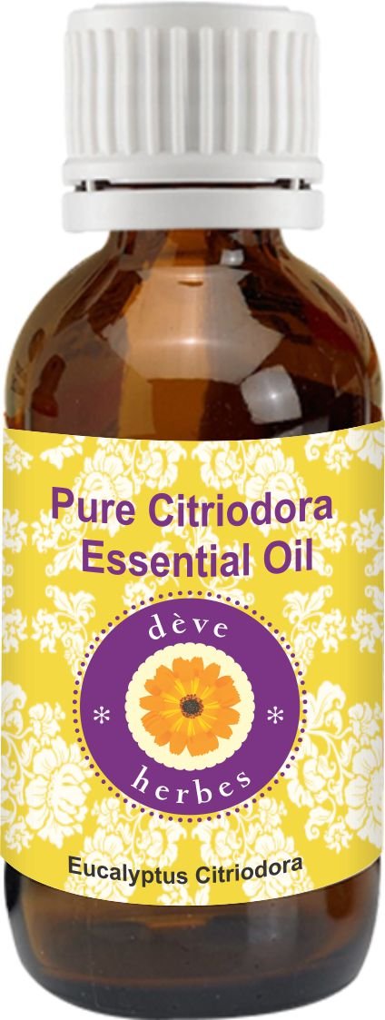 Pure Citriodora Essential Oil (Eucalyptus Citriodora) - 15ml Steam Distilled Therapeutic Grade for Aromatherapy, Massage & Home Diffuser