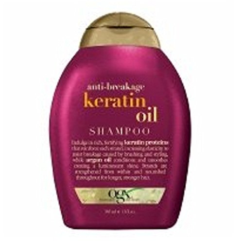 Organix Keratin Oil Shampoo, 13 fl oz (2-Pack) - Sulfate-Free Hair Treatment for Damaged & Dry Hair - Perfect for Daily Use & Salon-Quality Results at Home