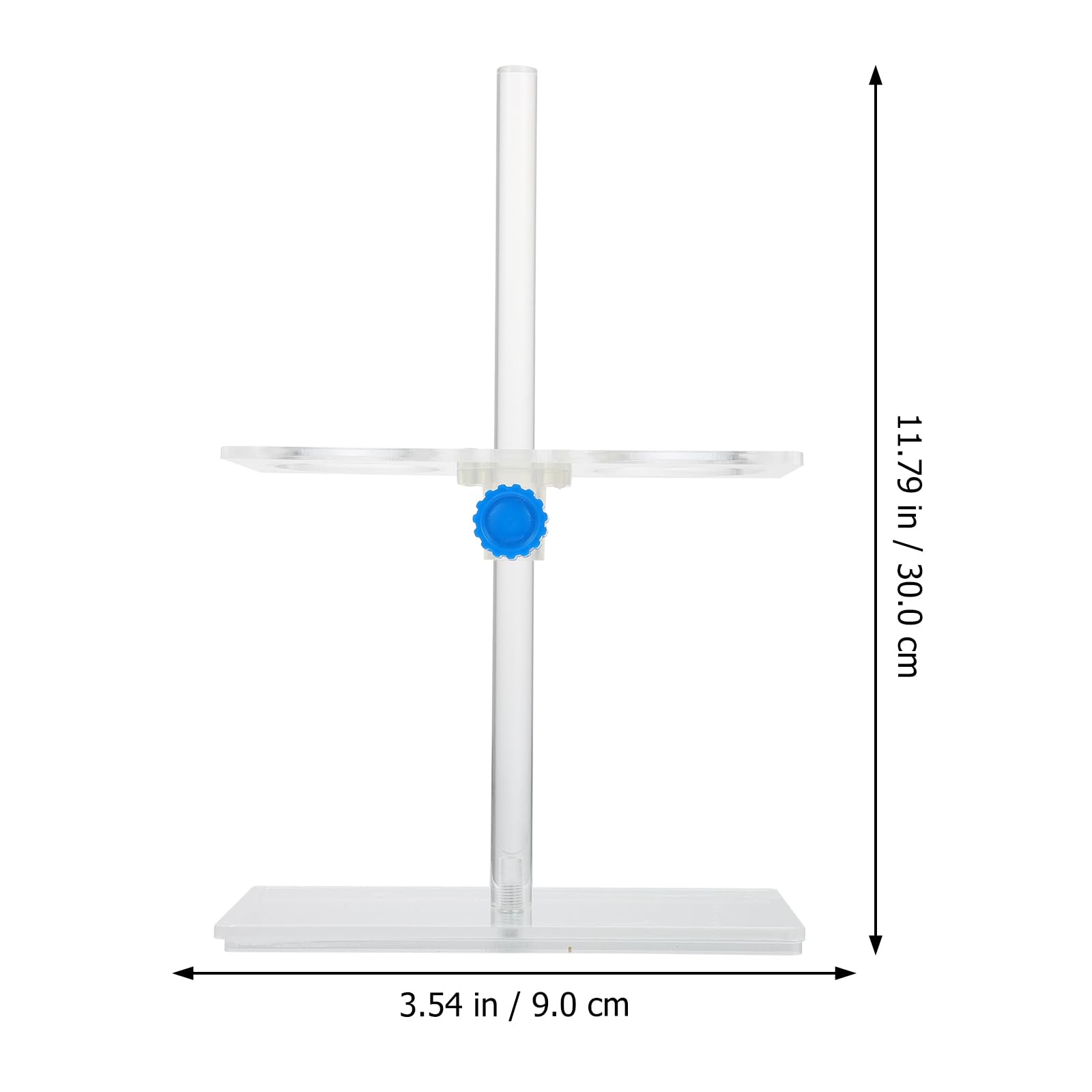 Adjustable Height Acrylic Funnel Stand with Holes - Durable Kitchen Funnel Holder for Bottle Filling, Lab Experiments & School Science Projects - Perfect for Home Brewing, DIY Crafts and Chemistry Labs