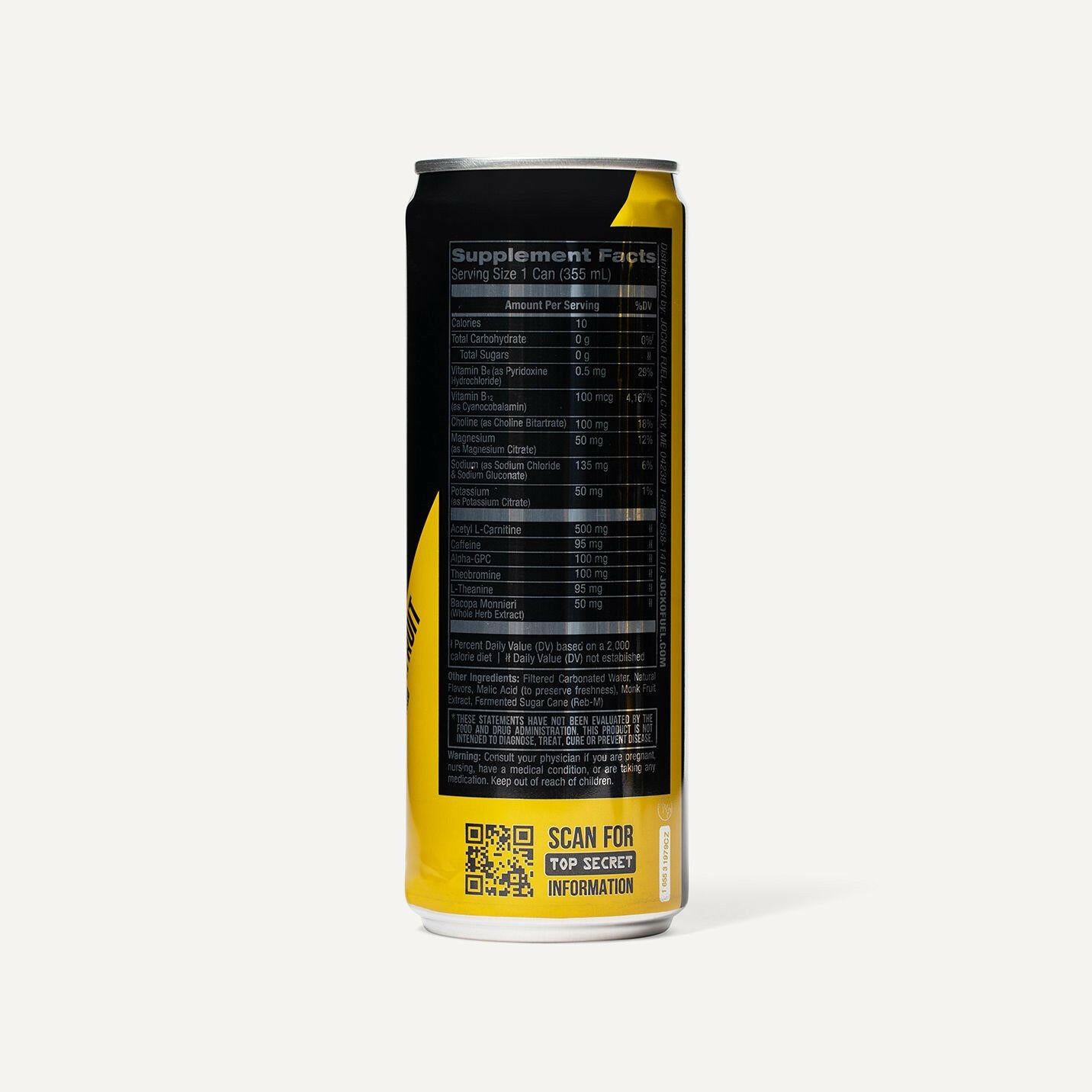 JOCKO GO Energy Drink - 12 Pack | Sugar-Free Pre Workout & Post Workout Supplement | Boost Energy & Focus for Gym, Running & Fitness