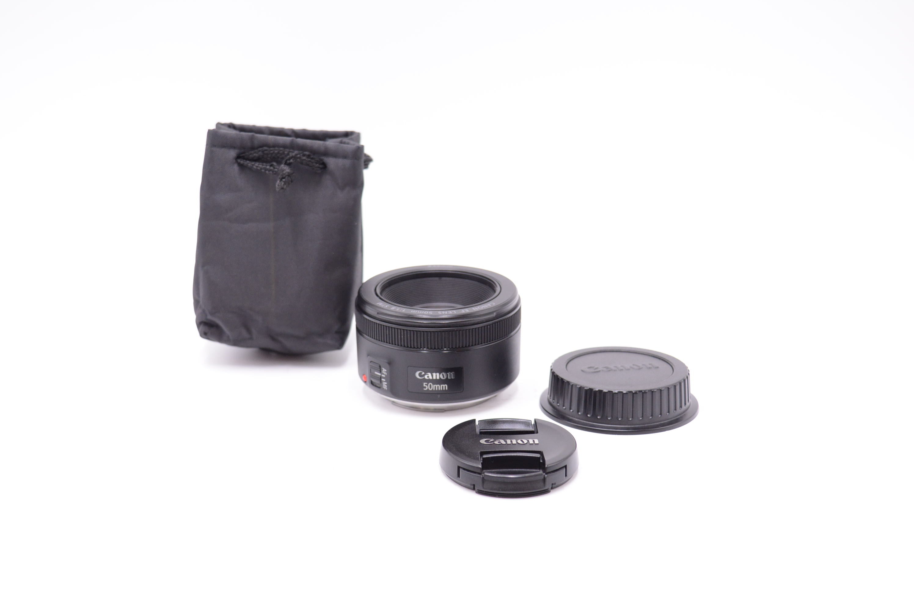Canon EF 50mm f/1.8 STM Lens - Fast Prime Portrait Lens for DSLR Cameras | Great for Low Light Photography, Street Photography & Vlogging | Used Condition