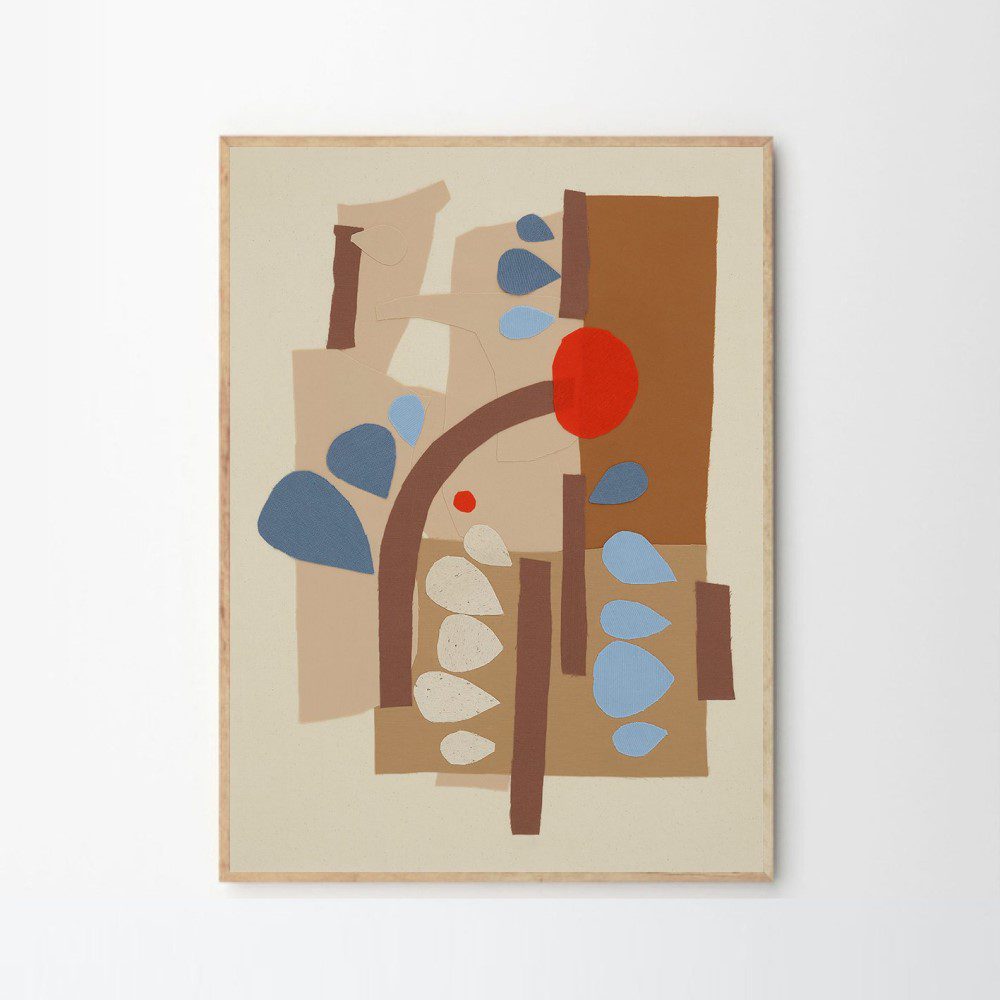 THE POSTER CLUB Atelier CPH - Leafy Botanical Art Print Poster 50x70cm - Modern Wall Decor for Living Room, Bedroom & Office