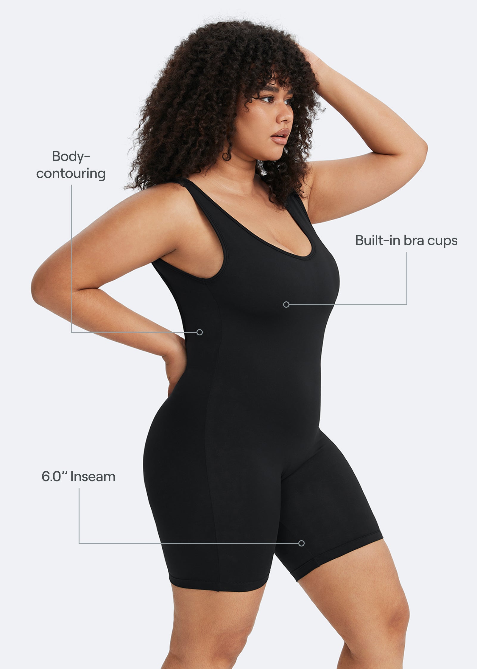Waist Contouring Bodysuit for Women - Slimming Shapewear with Tummy Control - Perfect for Dresses, Workouts & Everyday Wear