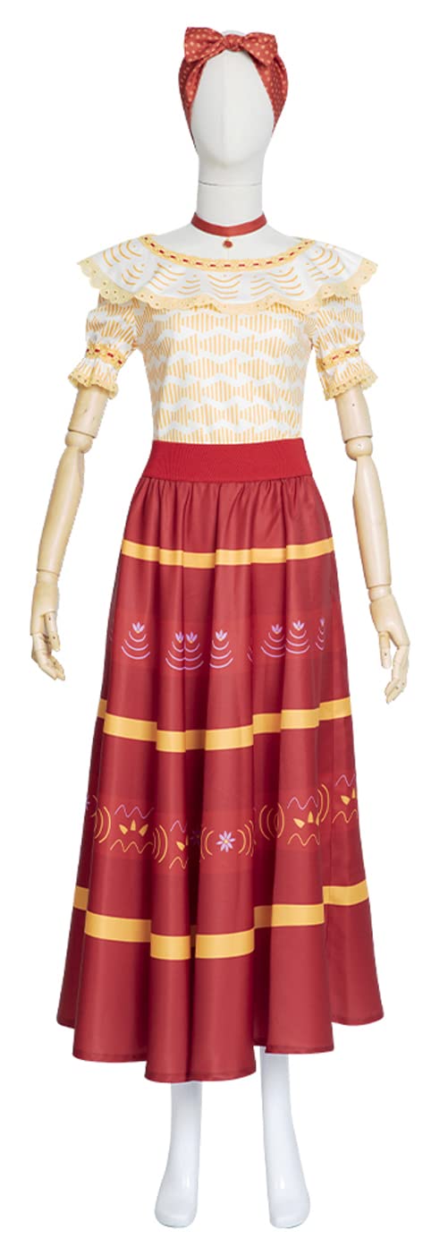 Women's Dolores Costume Set - Adult Princess Dress with Top, Skirt & Headband for Halloween, Cosplay & Themed Parties | Perfect for Disney Fans & Costume Events
