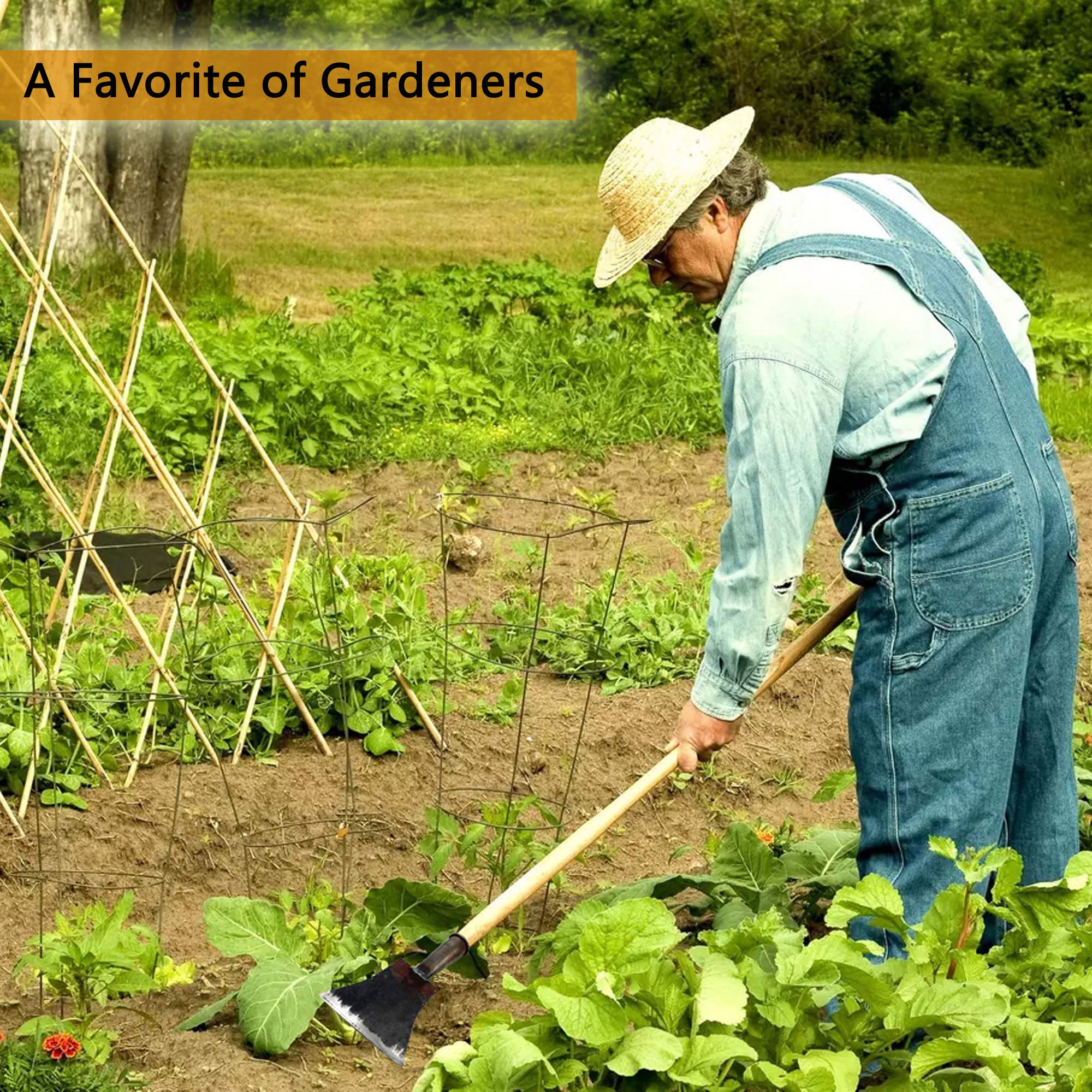 Premium Gardening Hand Shovel & Weed Puller Set - Durable Manganese Steel Forged Tools with Ergonomic Handle - Ideal for Planting, Weeding & Soil Cultivation - Perfect Gardening Gifts for Women & Outdoor Enthusiasts