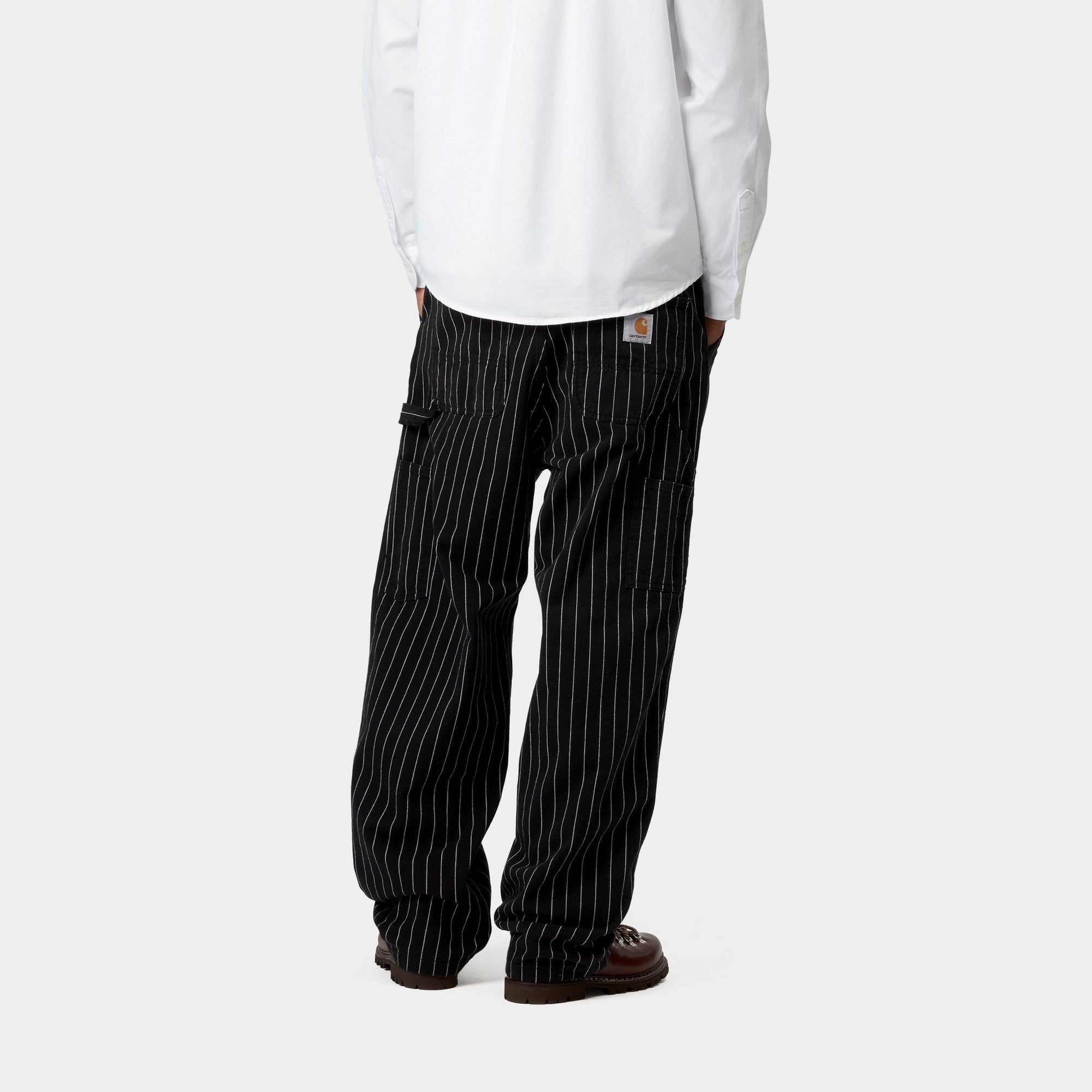 OG Single Knee Pant Twill - Black / Wax Seaton Stripe | Durable Work Pants for Construction & Outdoor Activities