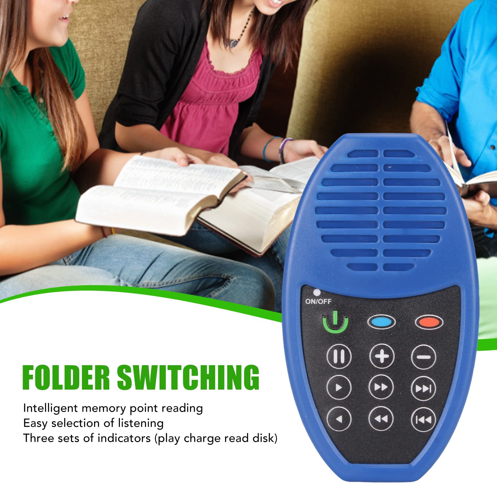 Portable 4G Solar Bible Reader - HiFi Adjustable Player for Home & Travel