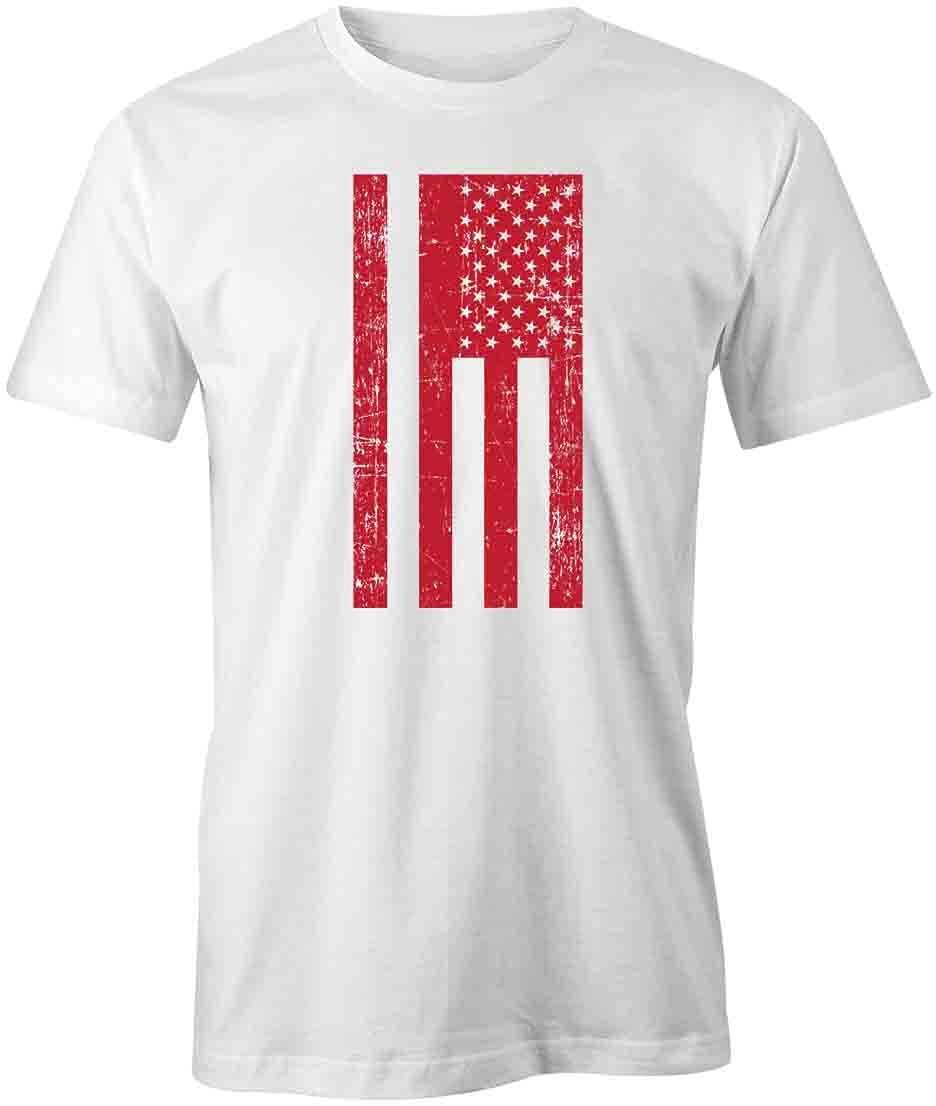 Vintage American Flag Grunge T-Shirt - Distressed Graphic Tee for Men & Women | Patriotic USA Shirt for Casual Wear, Street Style & Independence Day Outfits