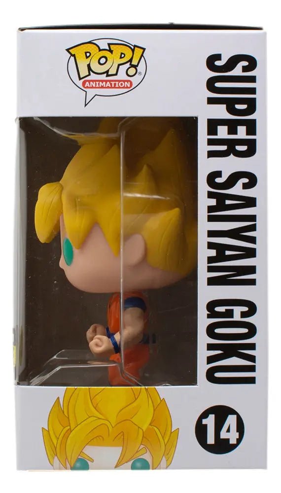 Dragon Ball Z Super Saiyan Goku Funko Pop! Vinyl Figure #14 - Collectible Anime Toy for Display, Gift & Home Decor