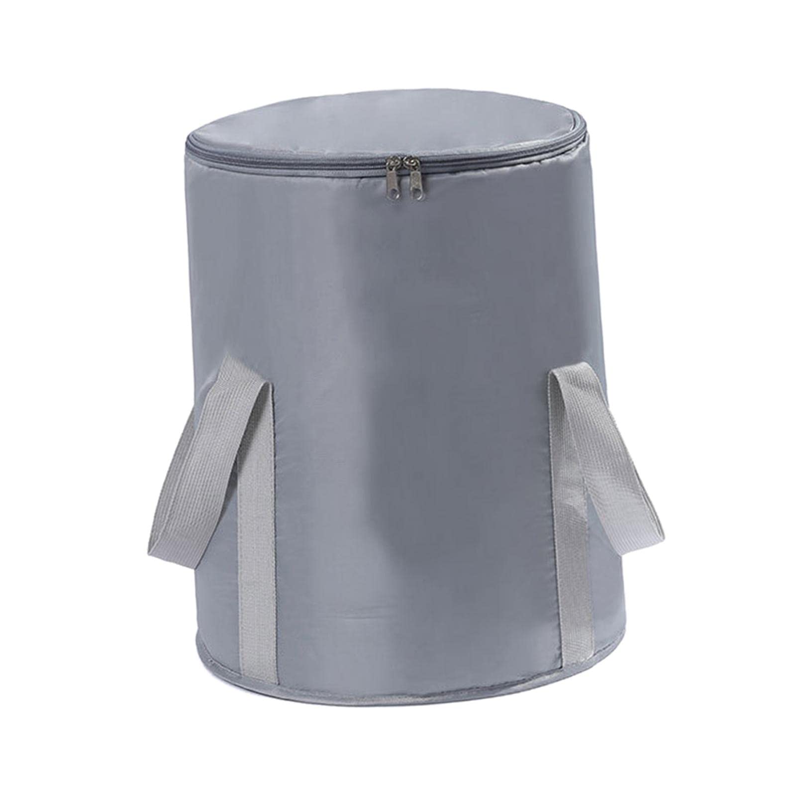 Insulated Foot Soaking Bucket for Pedicure, Travel & Camping - Portable Foot Wash Basin for Spa, Picnic & Outdoor Use (Gray)
