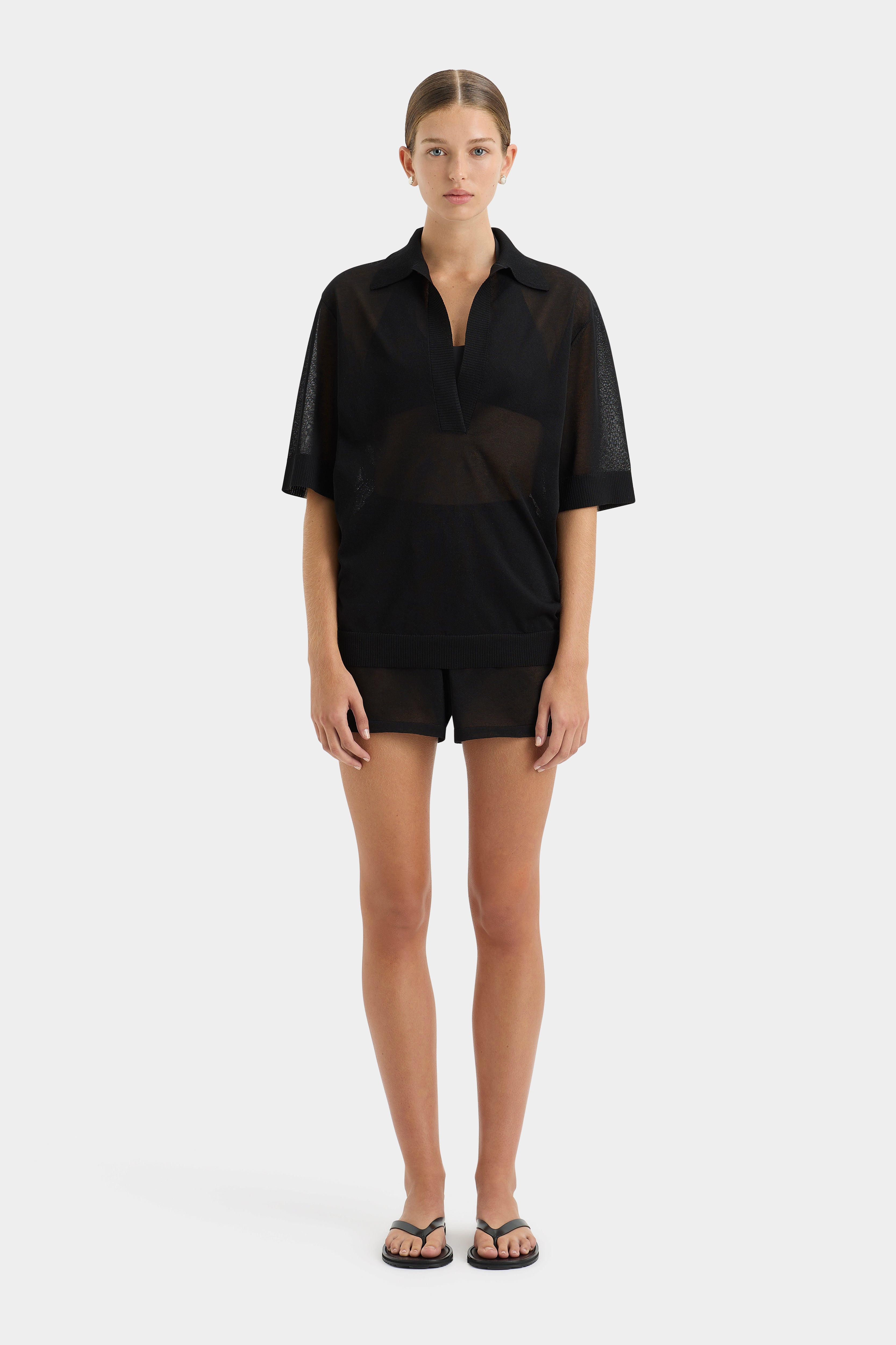 Stylish Black Coastline Shorts for Men - Perfect for Beach, Gym & Casual Wear