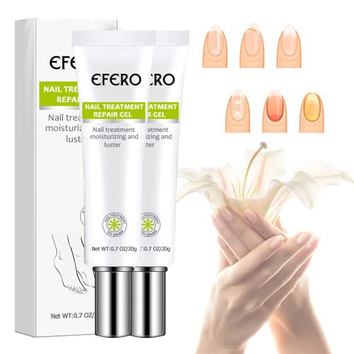 2Pcs Toe & Nail Repair Cream - Instantly Renews Yellow, Cracked & Split Nails | Damaged Foot & Toenail Treatment | For Healthy, Beautiful Feet | Perfect for Pedicures & At-Home Nail Care