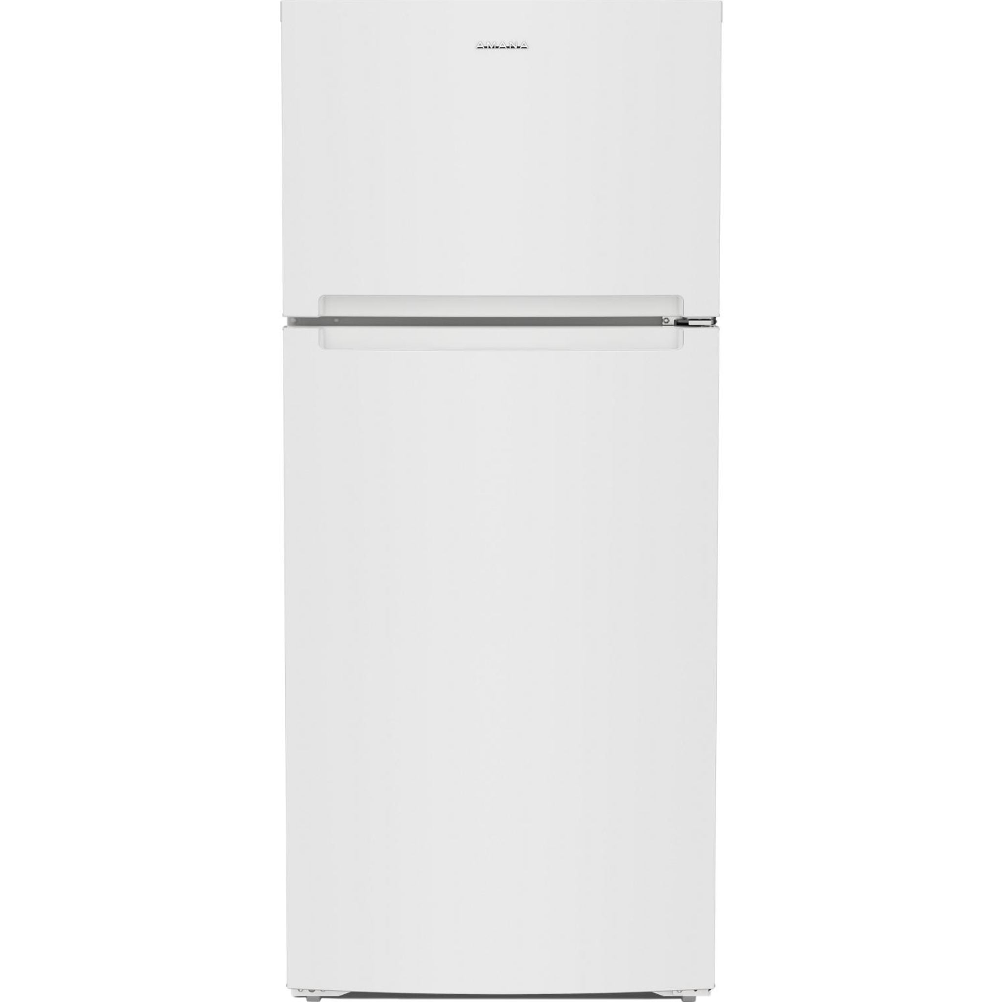 Amana 30 Inch Top Mount Refrigerator (ARTX3028PW) - White, Energy Efficient, Spacious Freezer - Perfect for Kitchens, Apartments, and Small Spaces