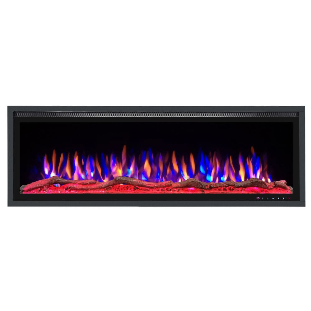 Huntington Electric Fireplace - Sparkling Series Built-In/Wall Mounted with Realistic Flame Effect - Perfect for Living Room, Bedroom & Office Heating & Decor